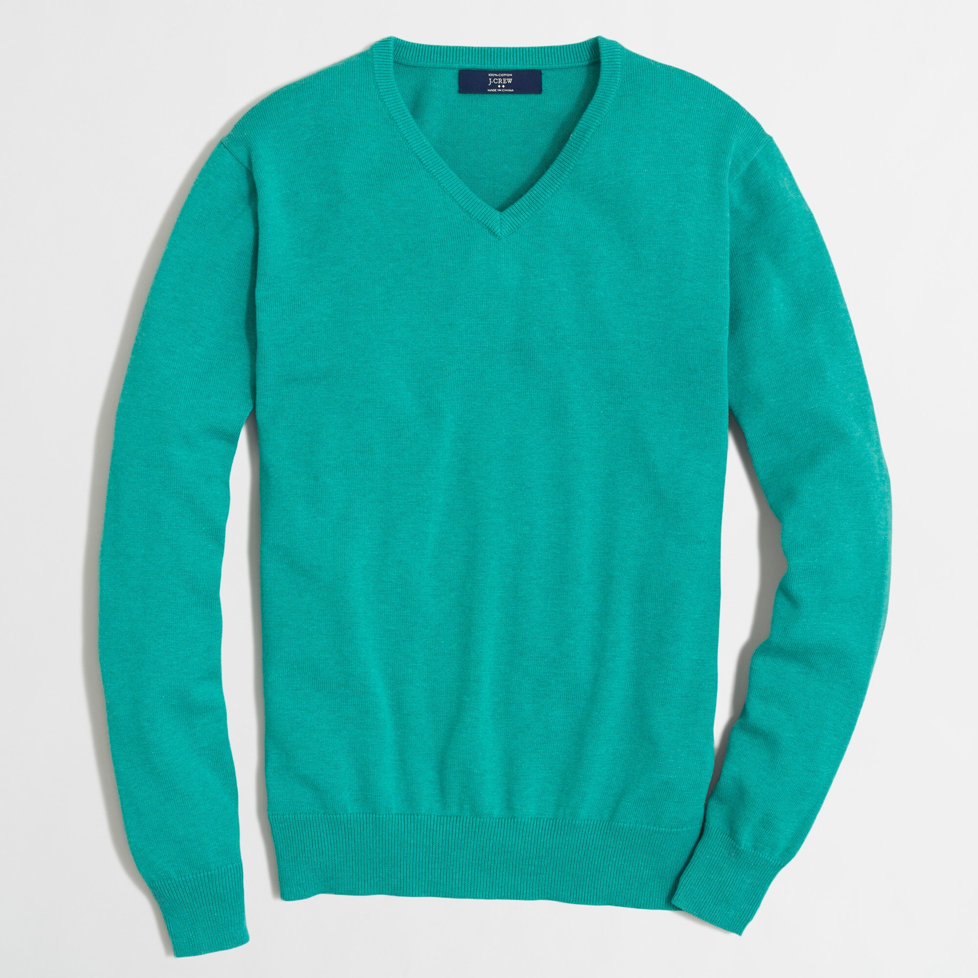 cotton v-neck sweater for men