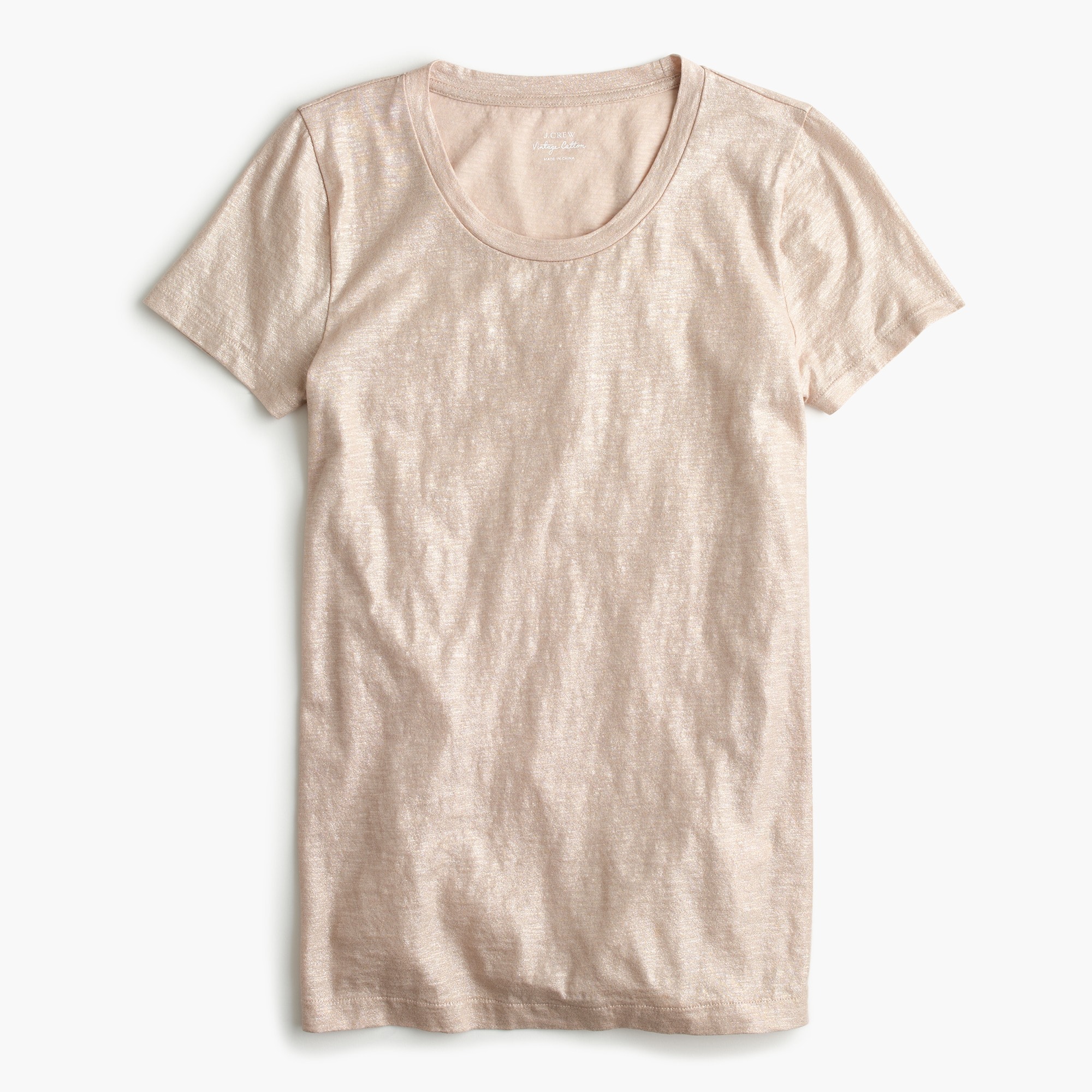 J.Crew: Vintage Cotton T-shirt For Women