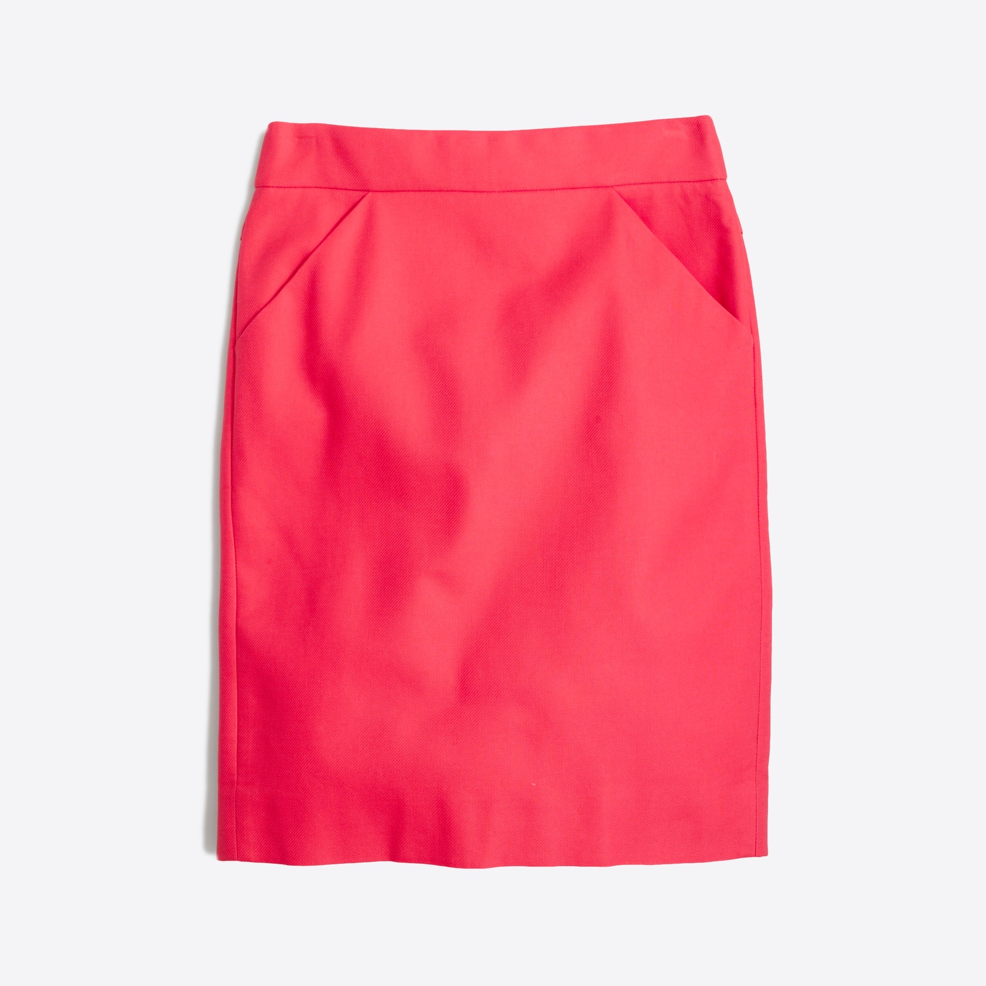 Pencil skirt in double-serge cotton