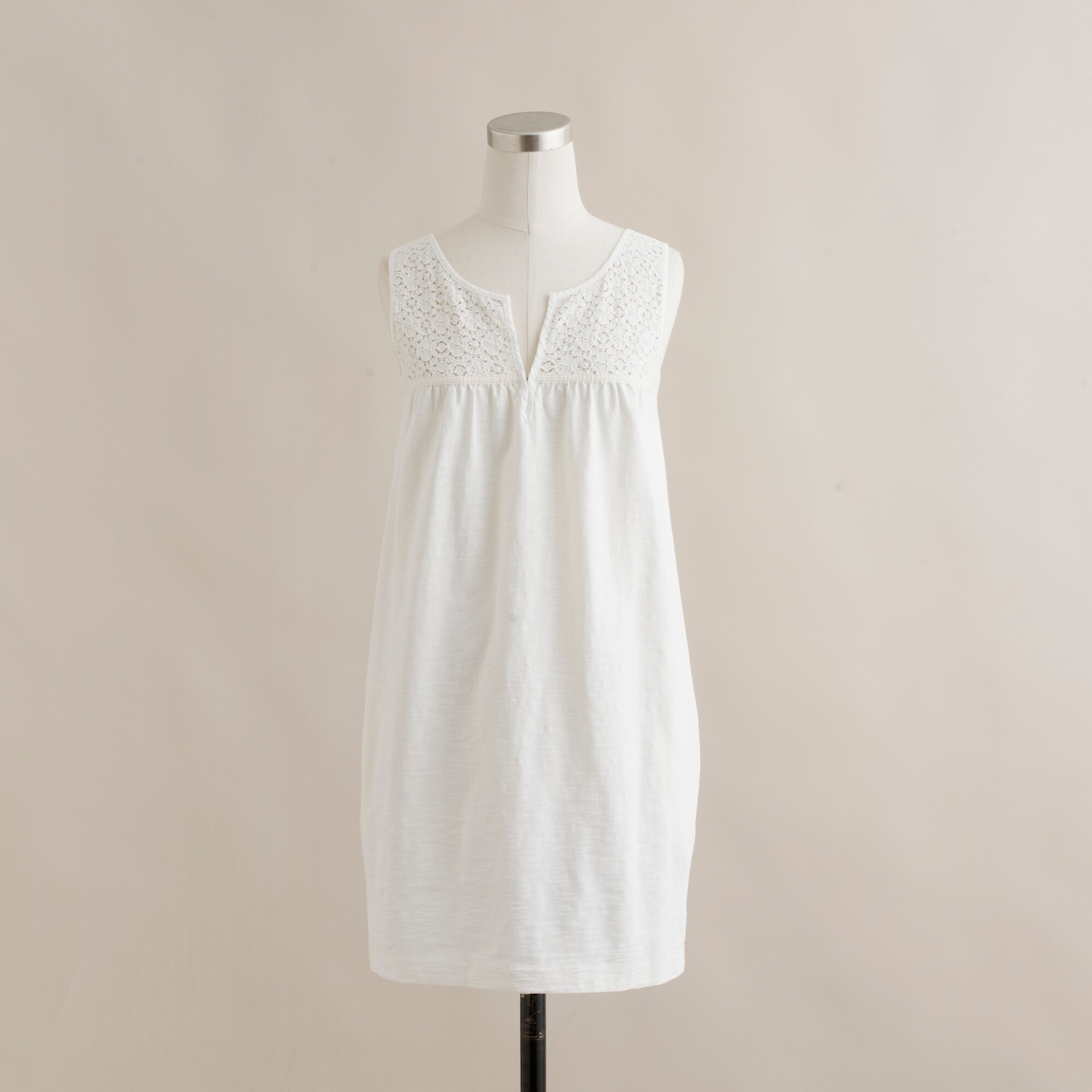 Cotton lace shift dress : | J.Crew