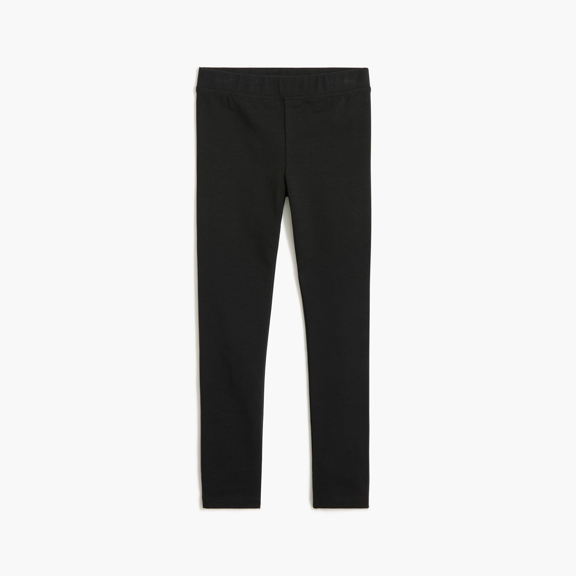 Girls' velvet leggings