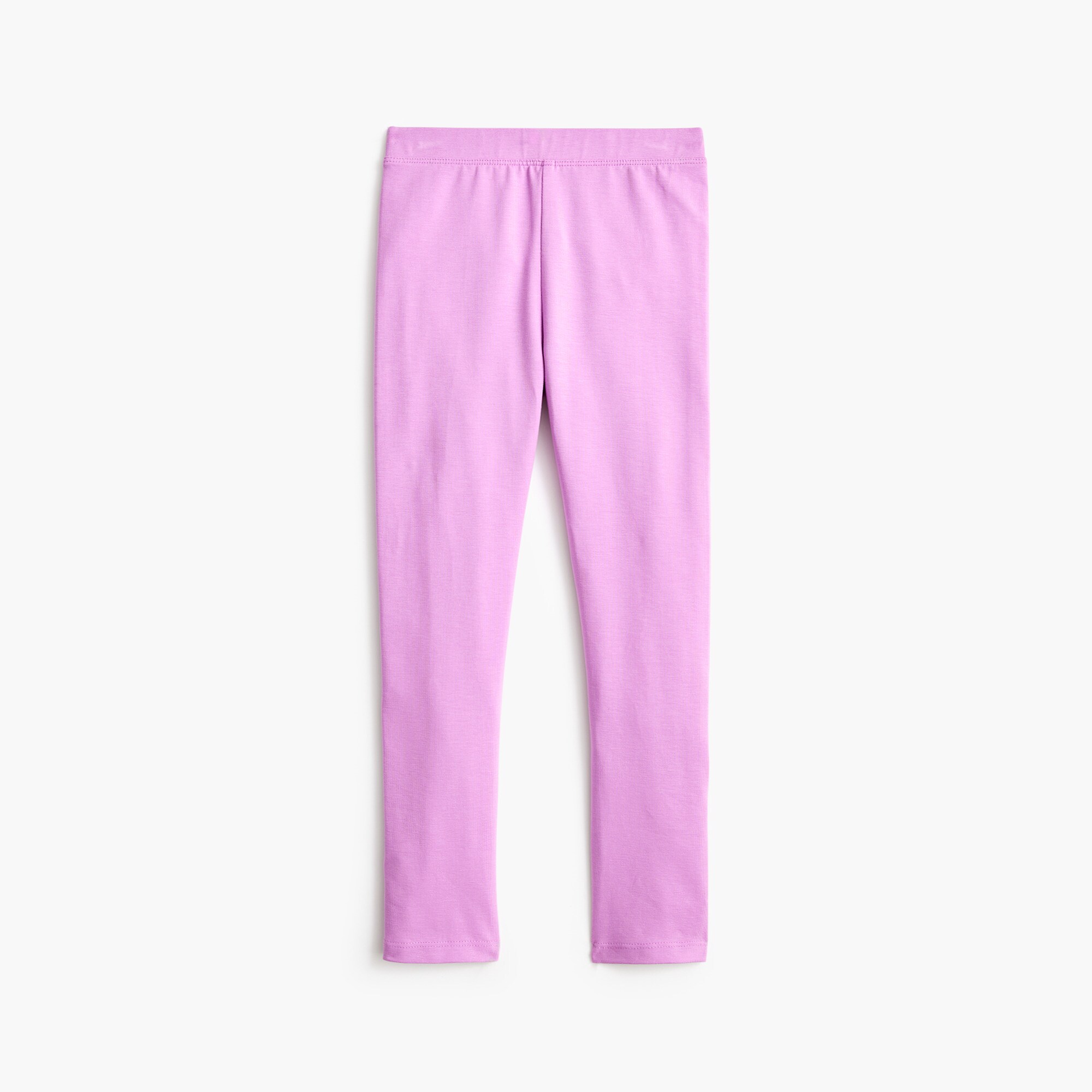 Girls' solid leggings