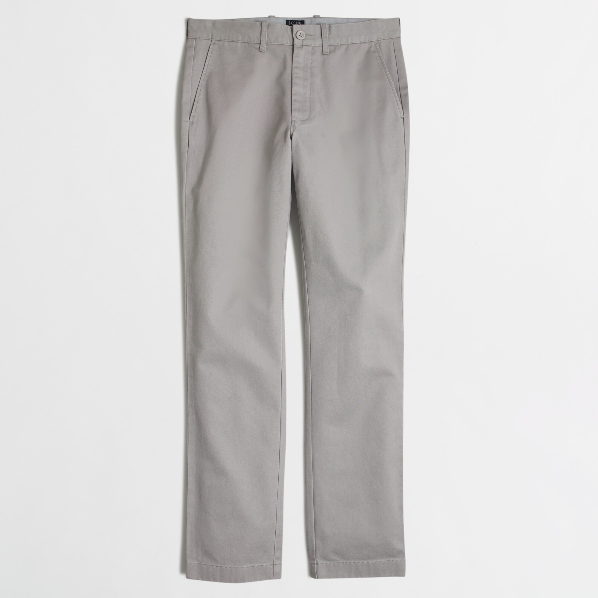 Straight-fit broken-in khaki pant