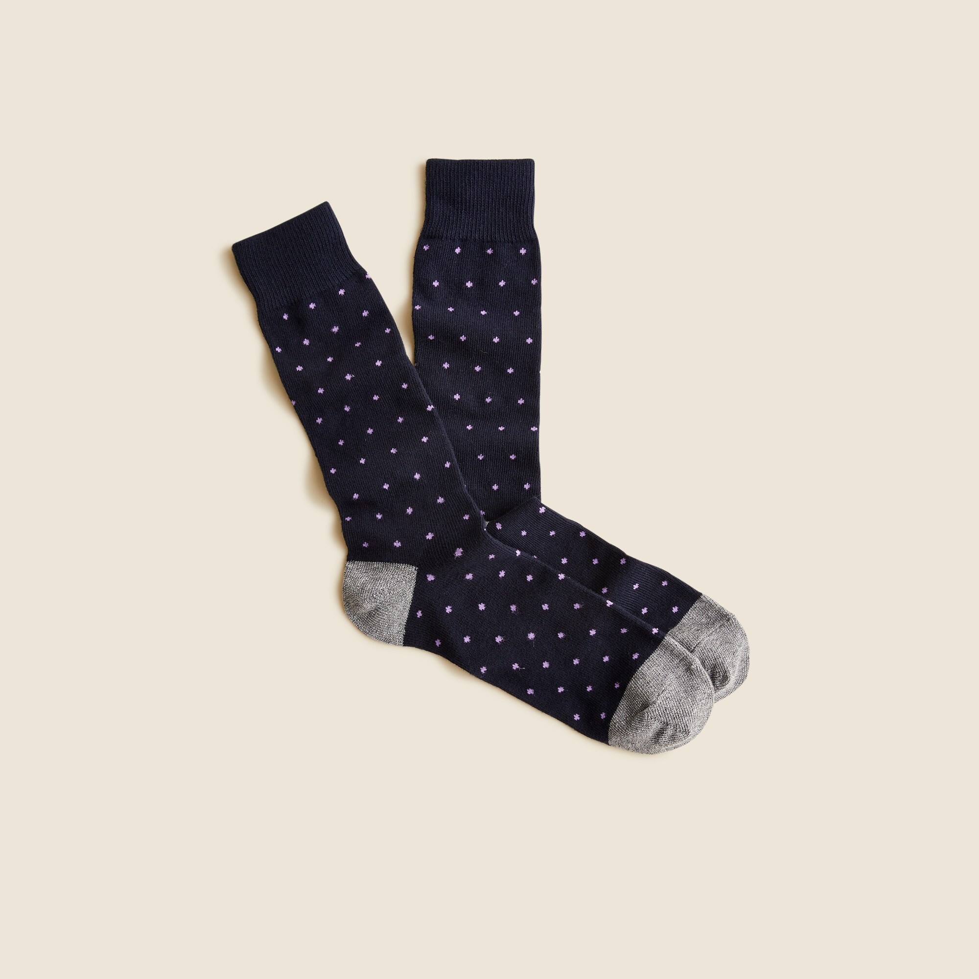 mens Bird's eye&ndash;print socks