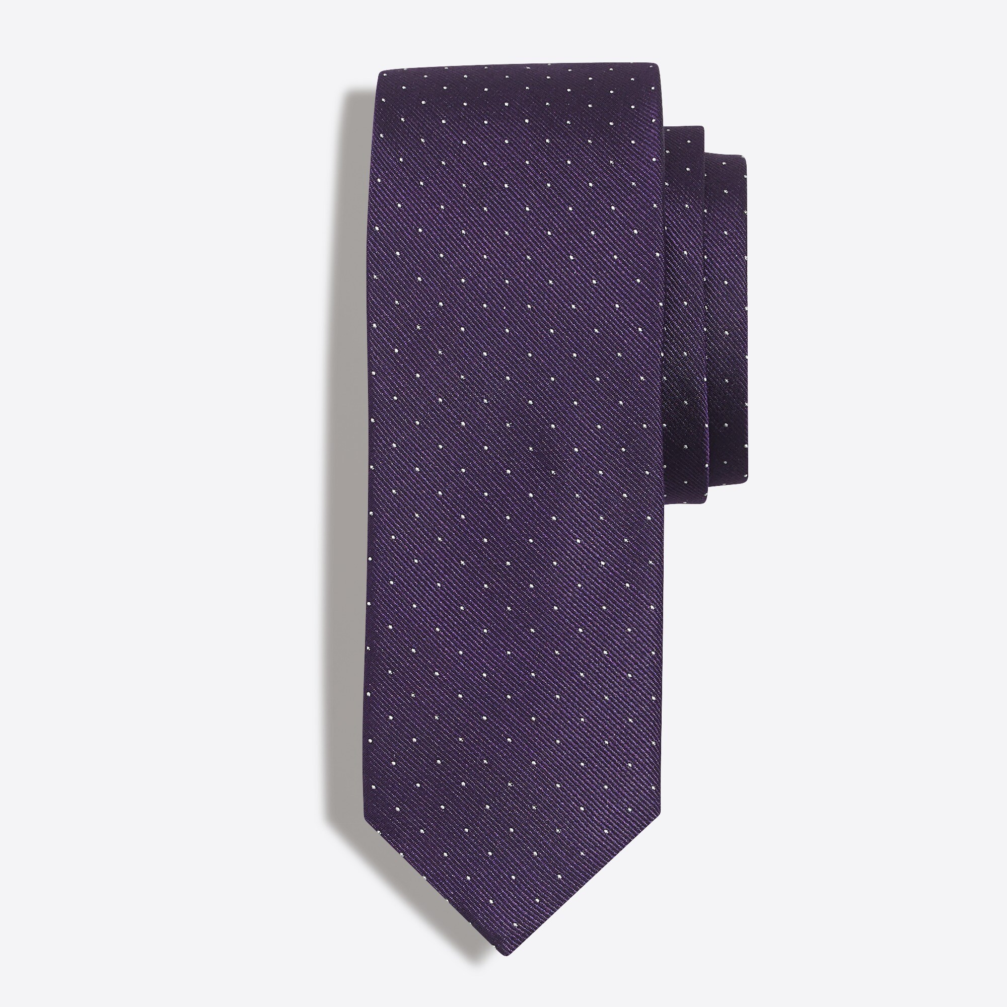 silk pindot tie for men