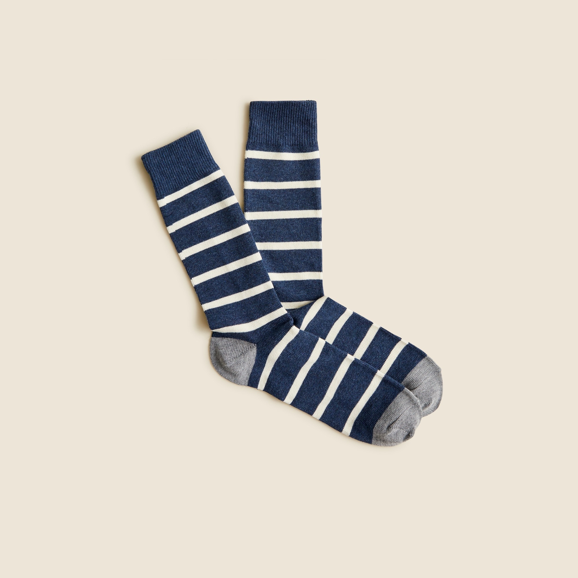  Naval-striped socks