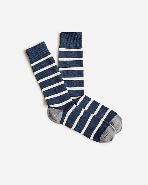 mens Naval-striped socks