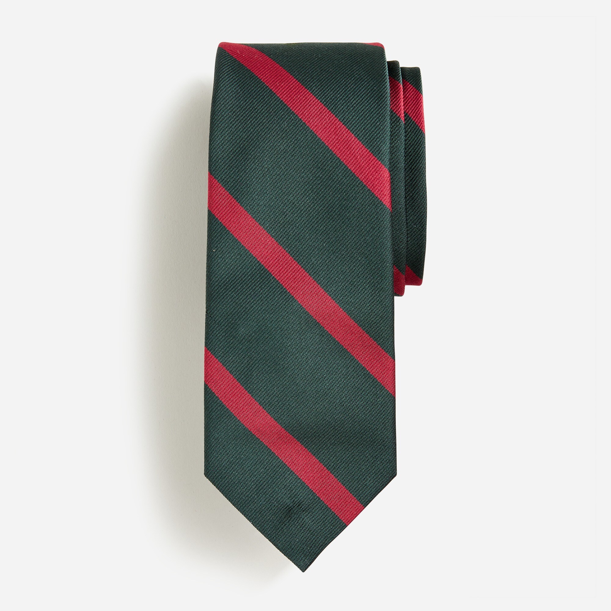  English silk tie in diagonal stripe