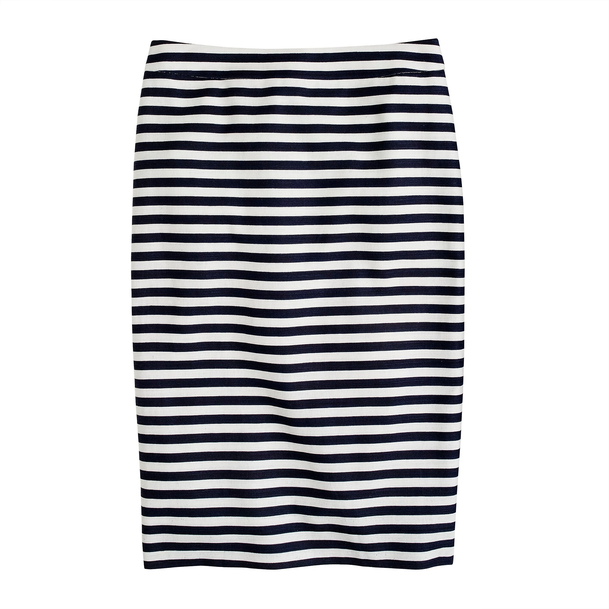 No. 2 pencil skirt in navy-white stripe : Women pencil | J.Crew
