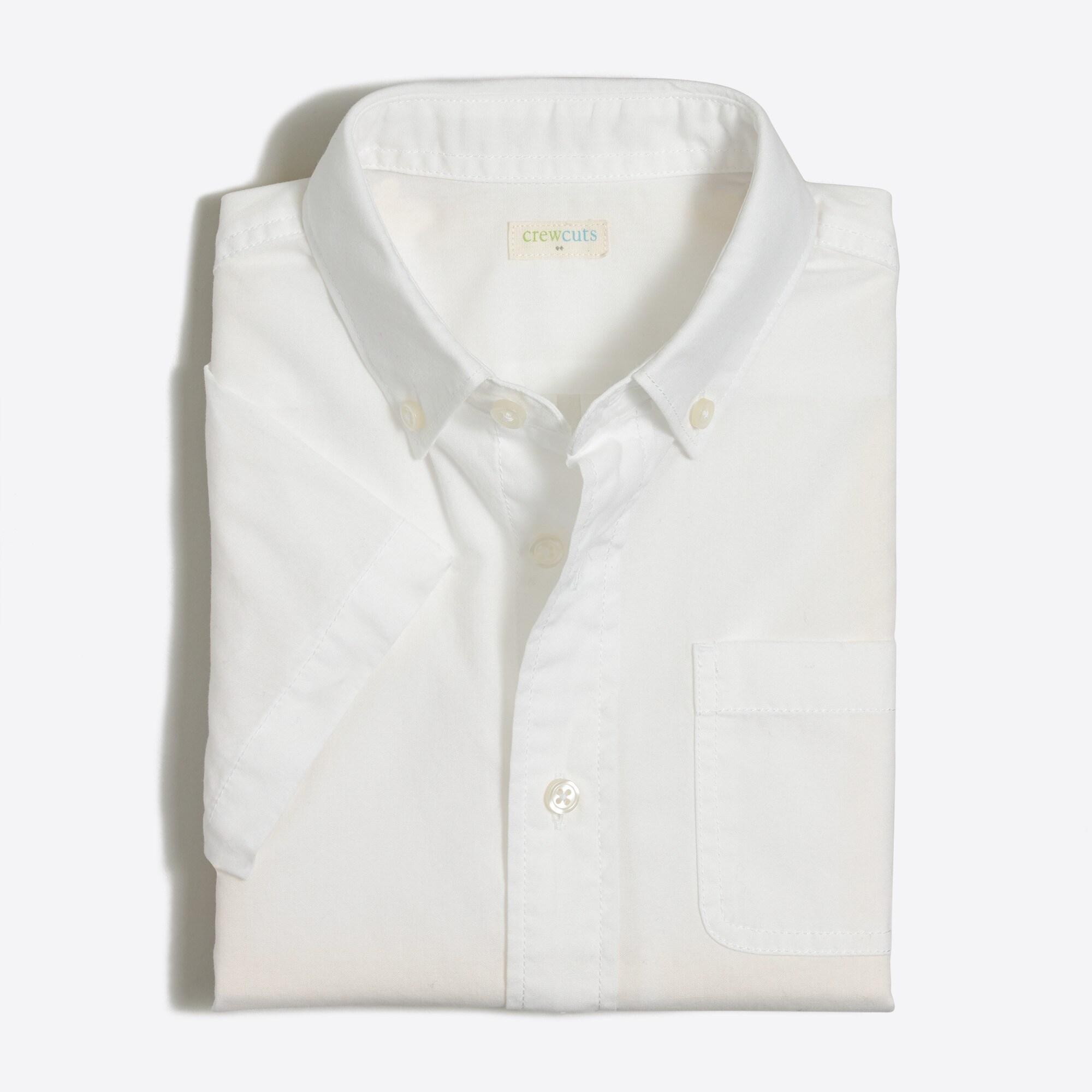 Boys' short-sleeve washed shirt