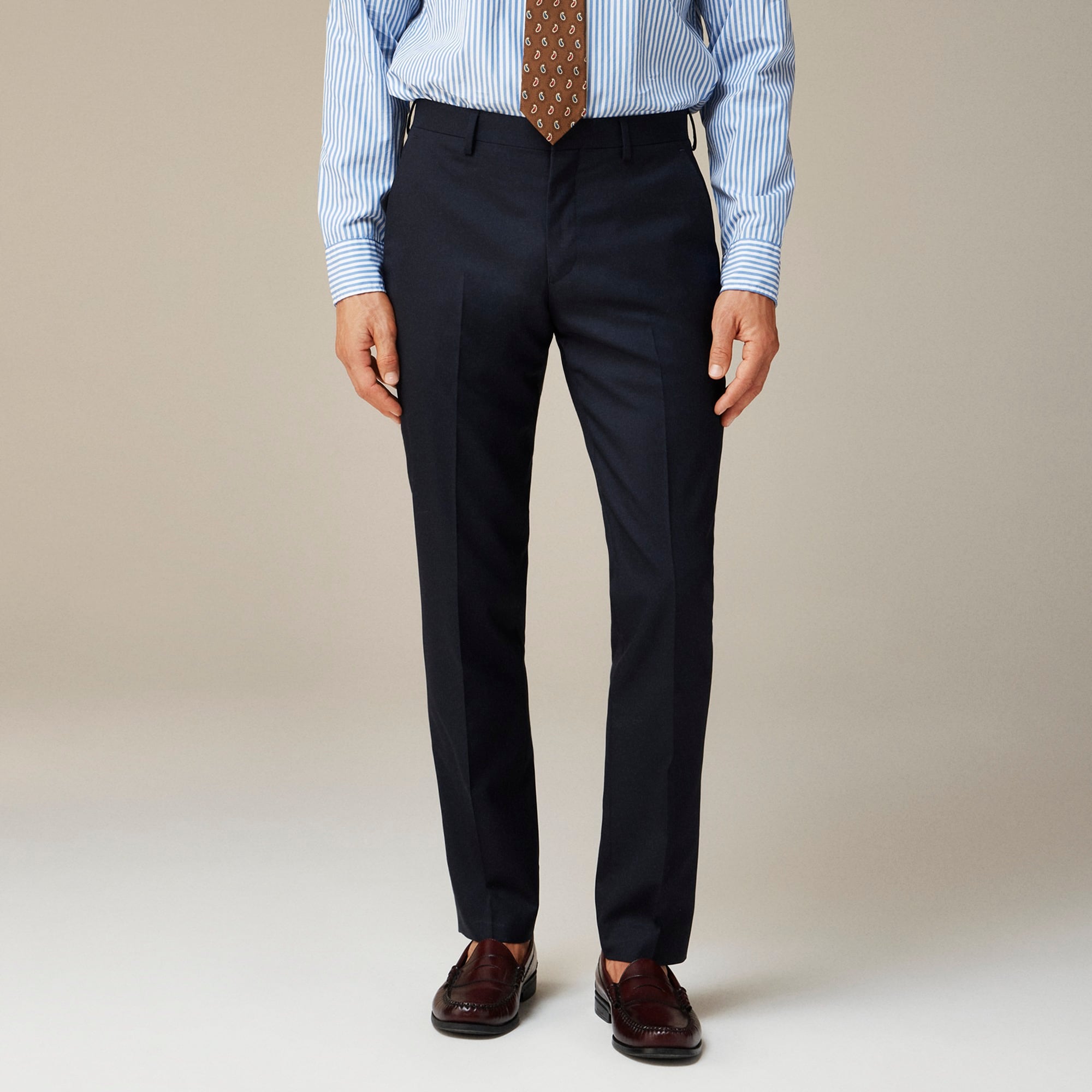 mens Ludlow Slim-fit suit pant in Italian wool