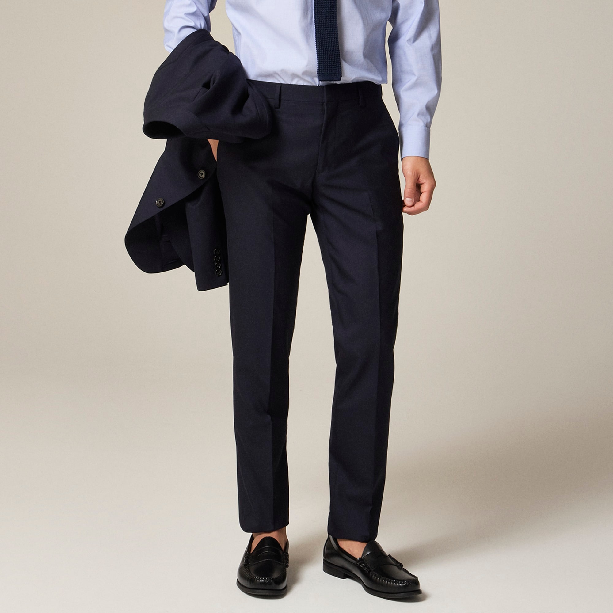 mens Ludlow Slim-fit suit pant in Italian wool