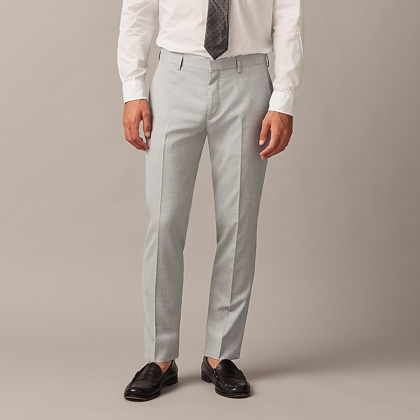 j.crew: ludlow slim-fit suit pant in italian wool for men, right side, view zoomed