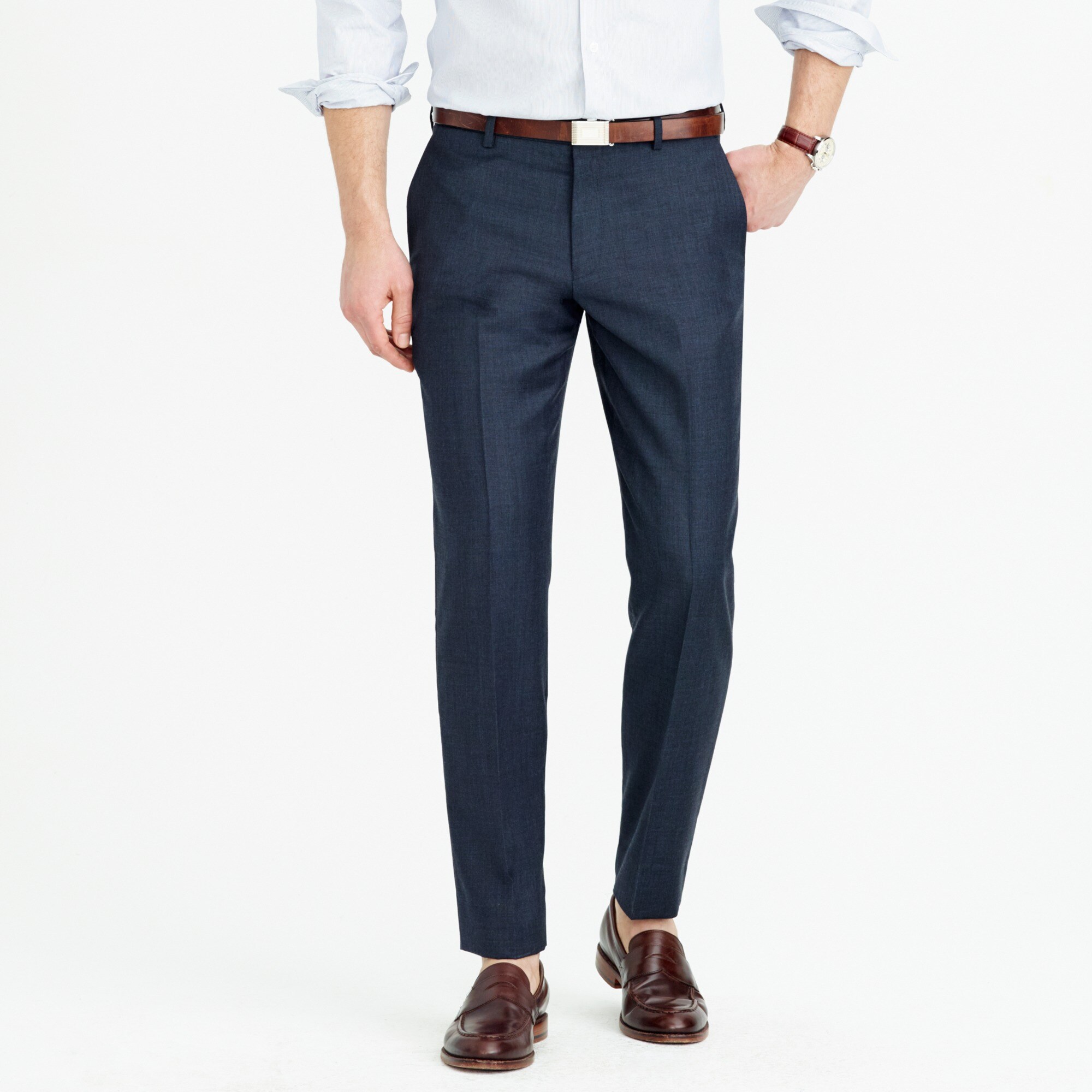 Ludlow Slim-fit suit pant in Italian worsted wool