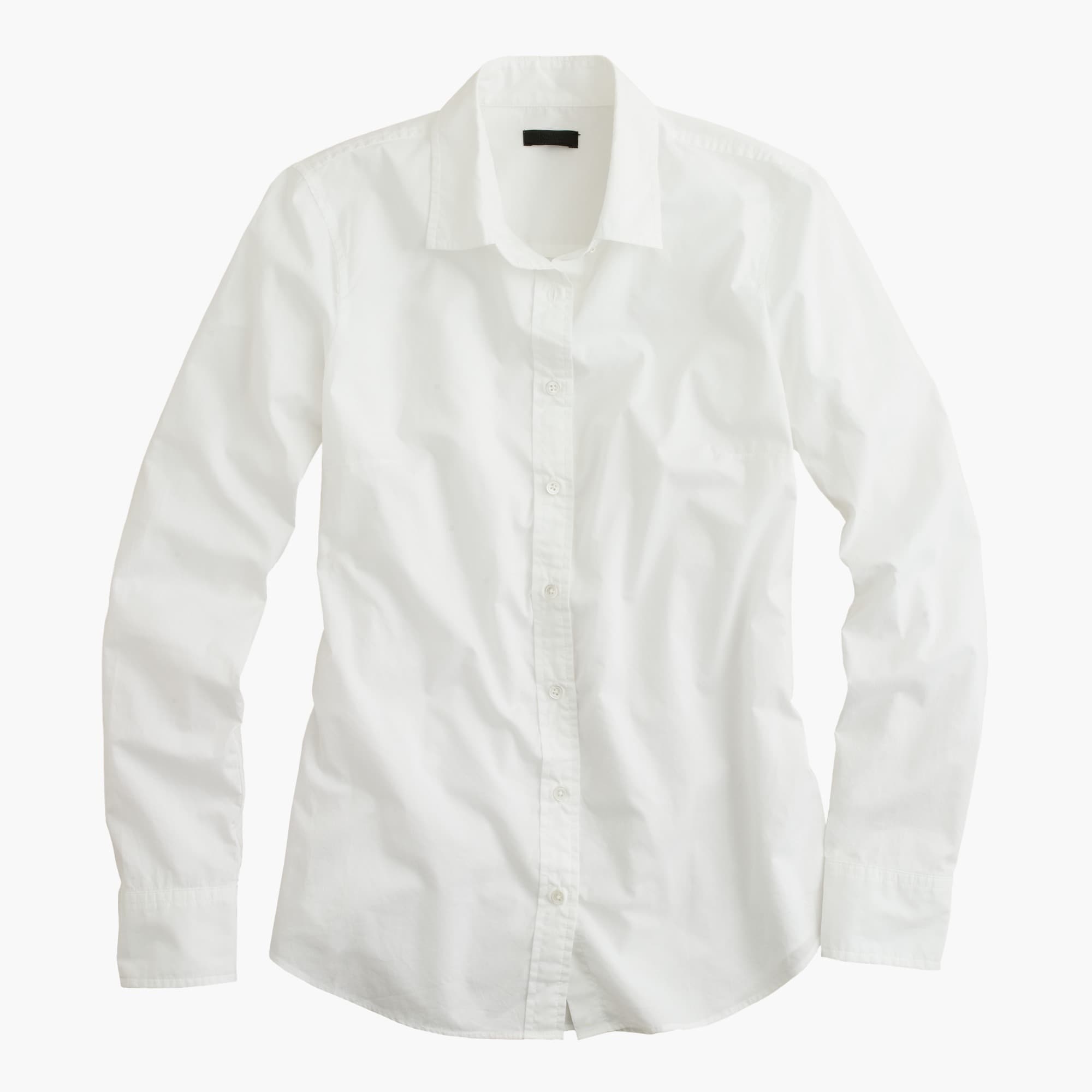 women's classic white dress shirt