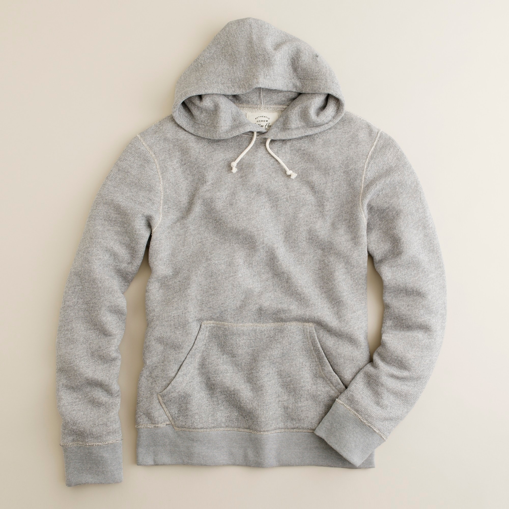Marled fleece hoodie : | J.Crew