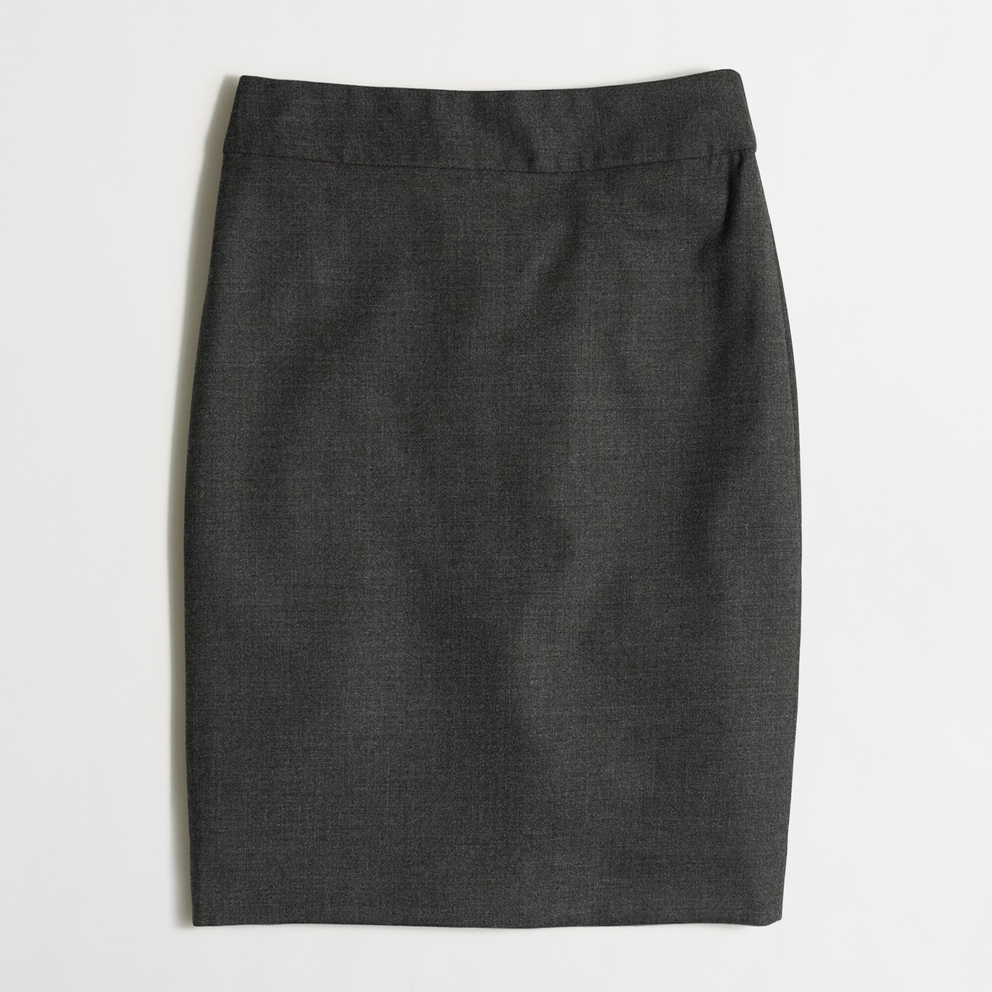 pencil skirt in wool flannel for women