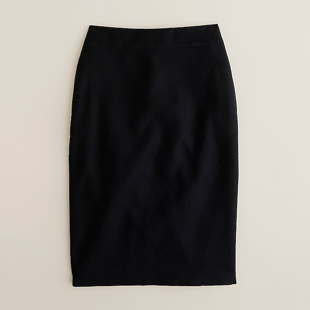 No. 2 pencil skirt in double-serge wool : Women pencil | J.Crew