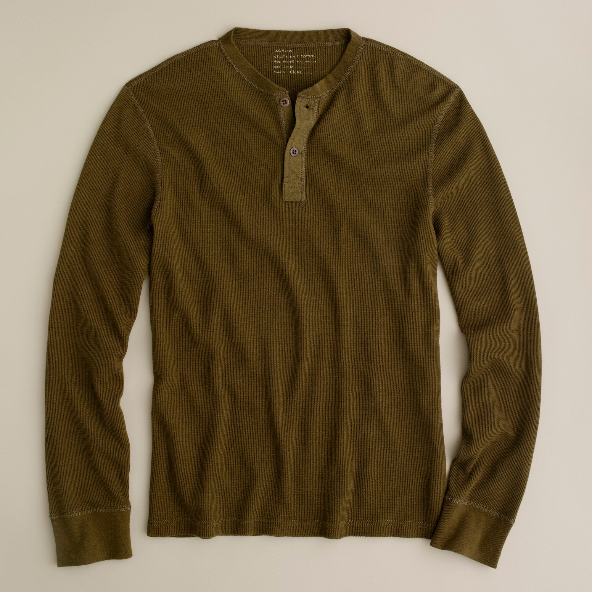 Spindletop waffle henley : | J.Crew