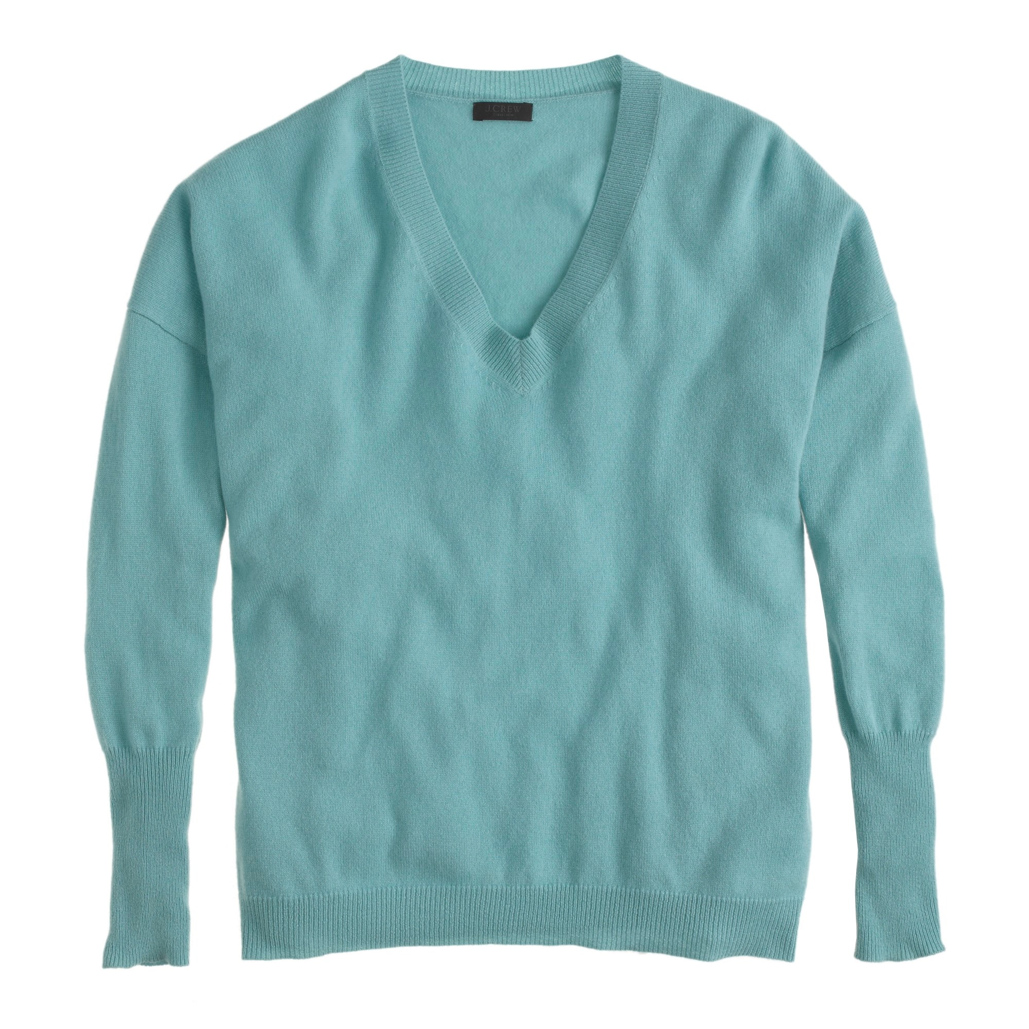 Italian cashmere boyfriend V-neck sweater