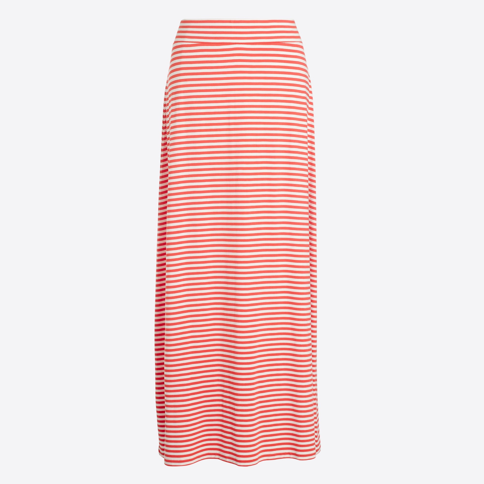 striped knit maxi skirt for women
