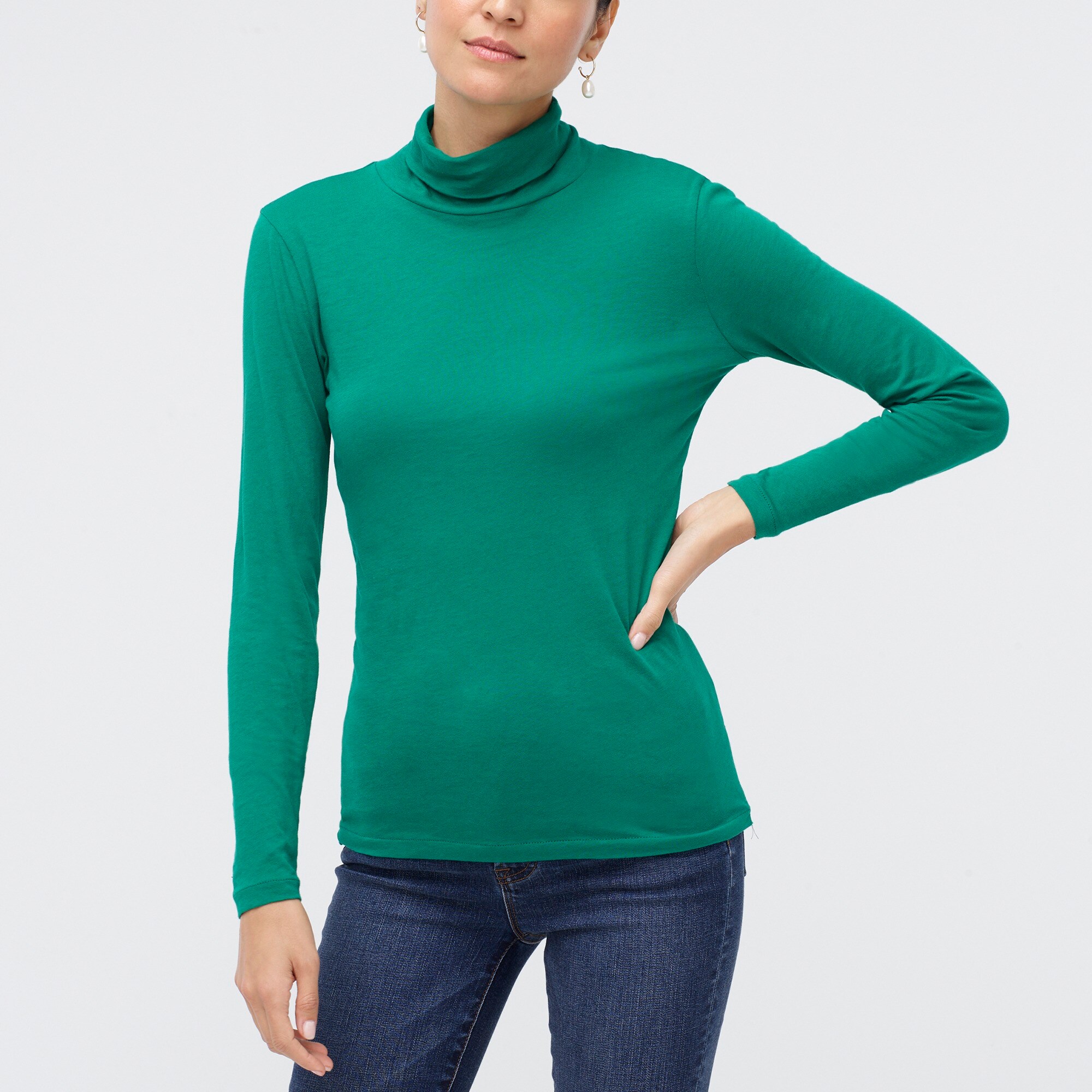 j crew tissue turtlenecks