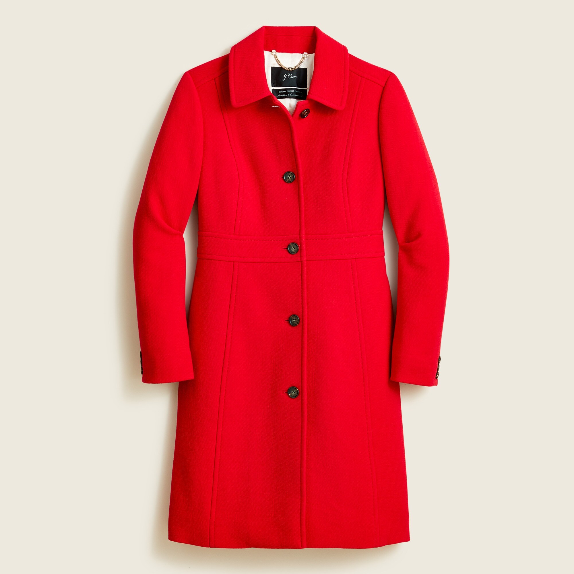 J.Crew Classic Lady Day Coat In Italian Double cloth Wool With Thinsulate For Women