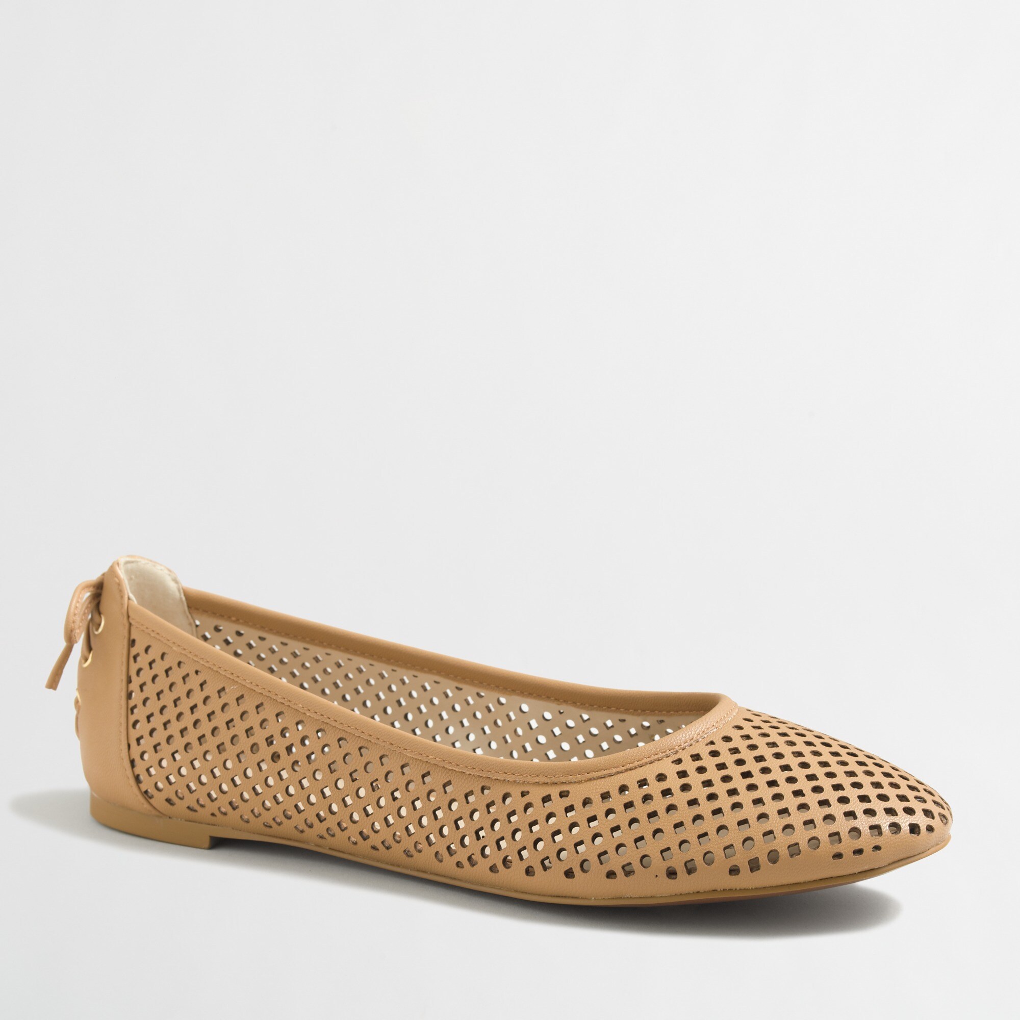 Factory cutout ballet flats
