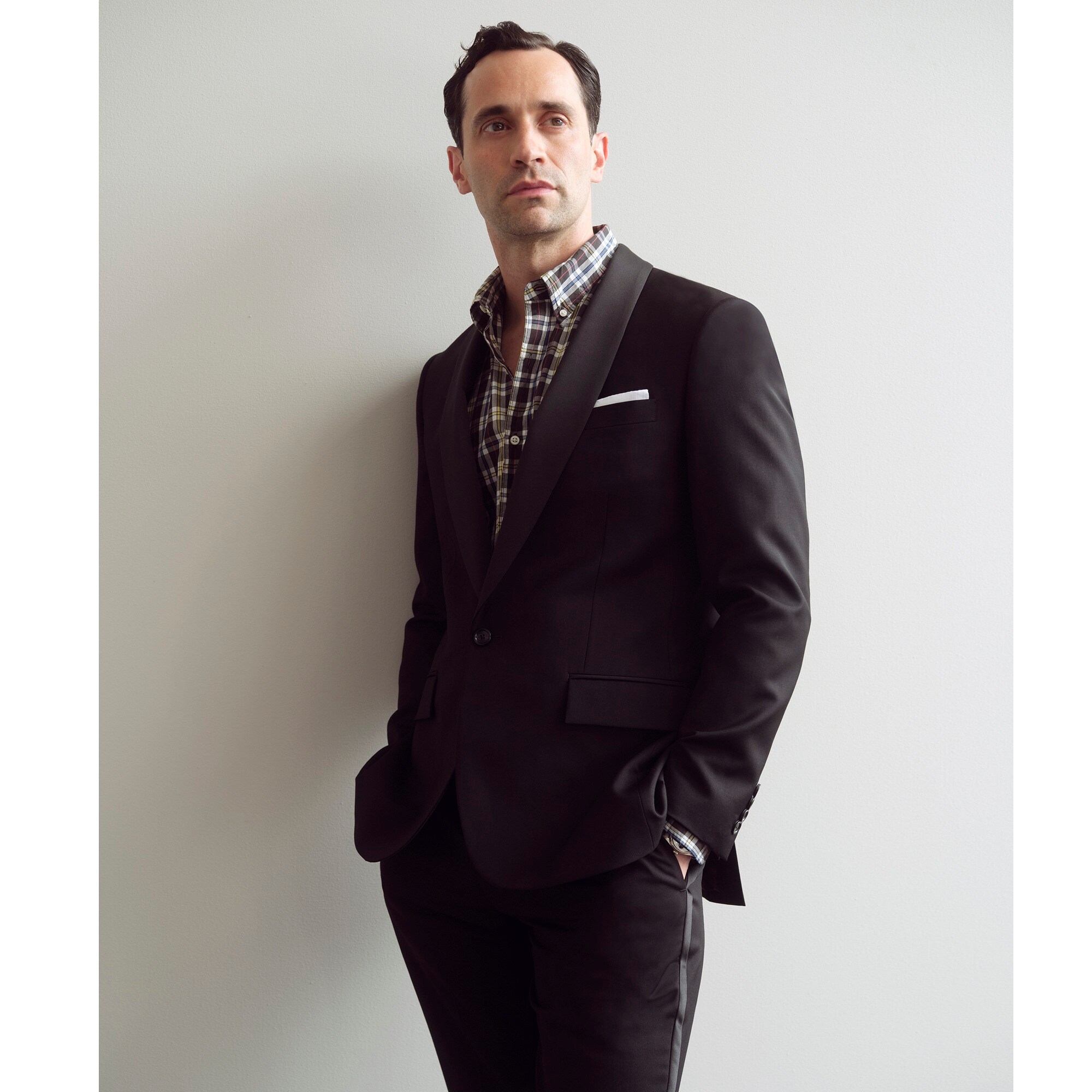 Ludlow Slim-fit shawl-collar tuxedo jacket in Italian wool