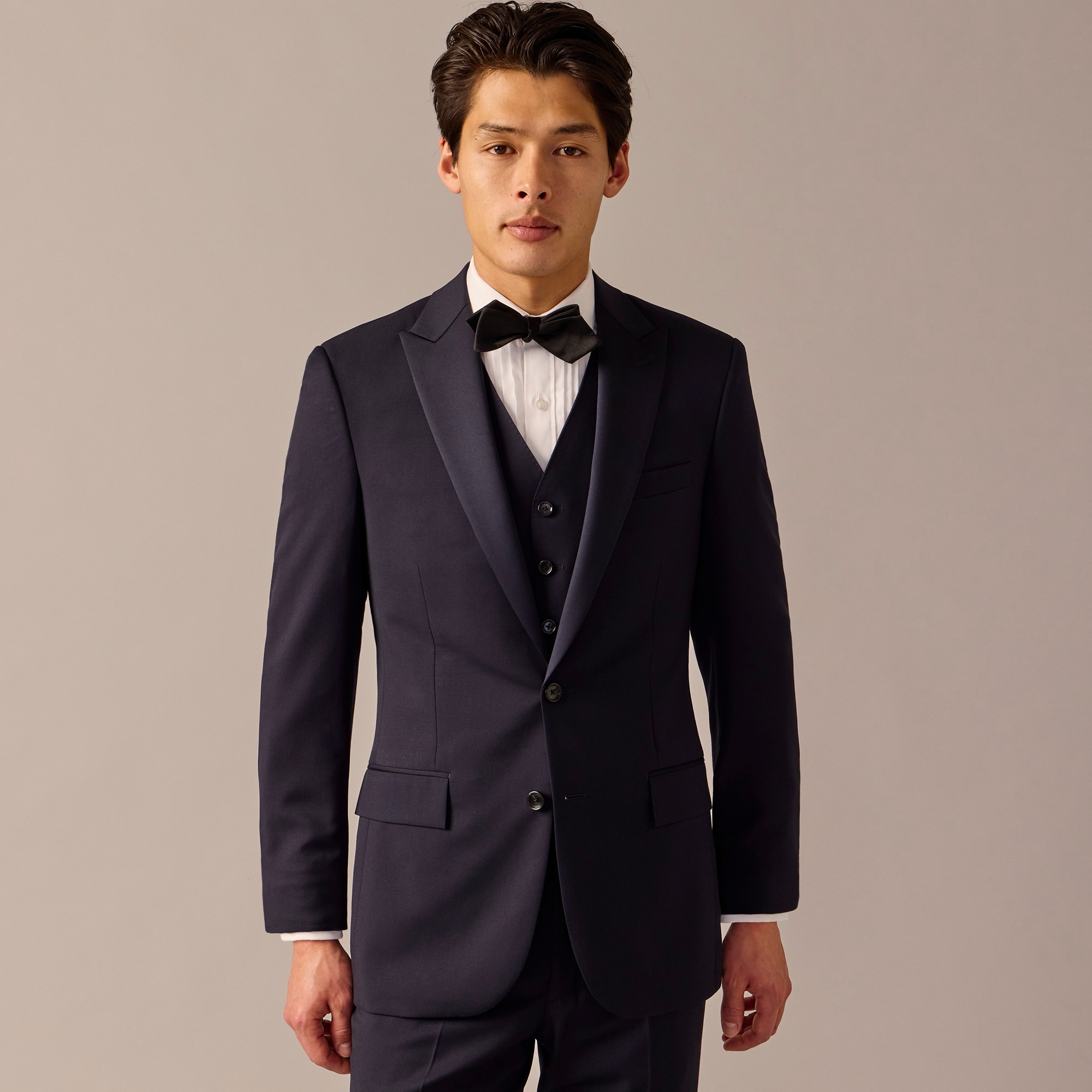 Ludlow Slim-fit tuxedo jacket in Italian wool - thumbnail 2