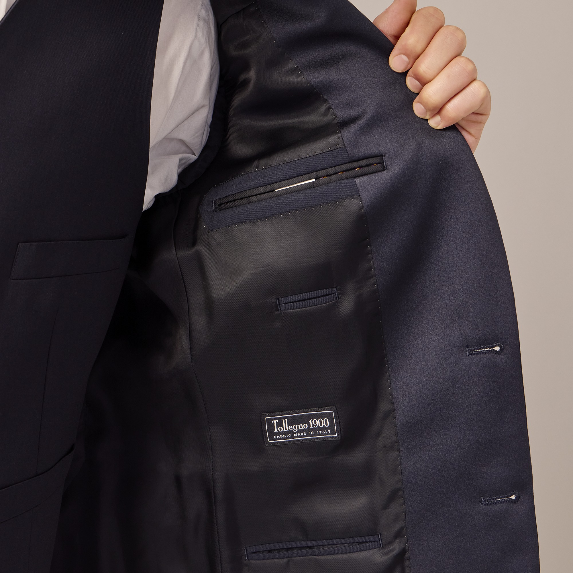 Ludlow Slim-fit tuxedo jacket in Italian wool