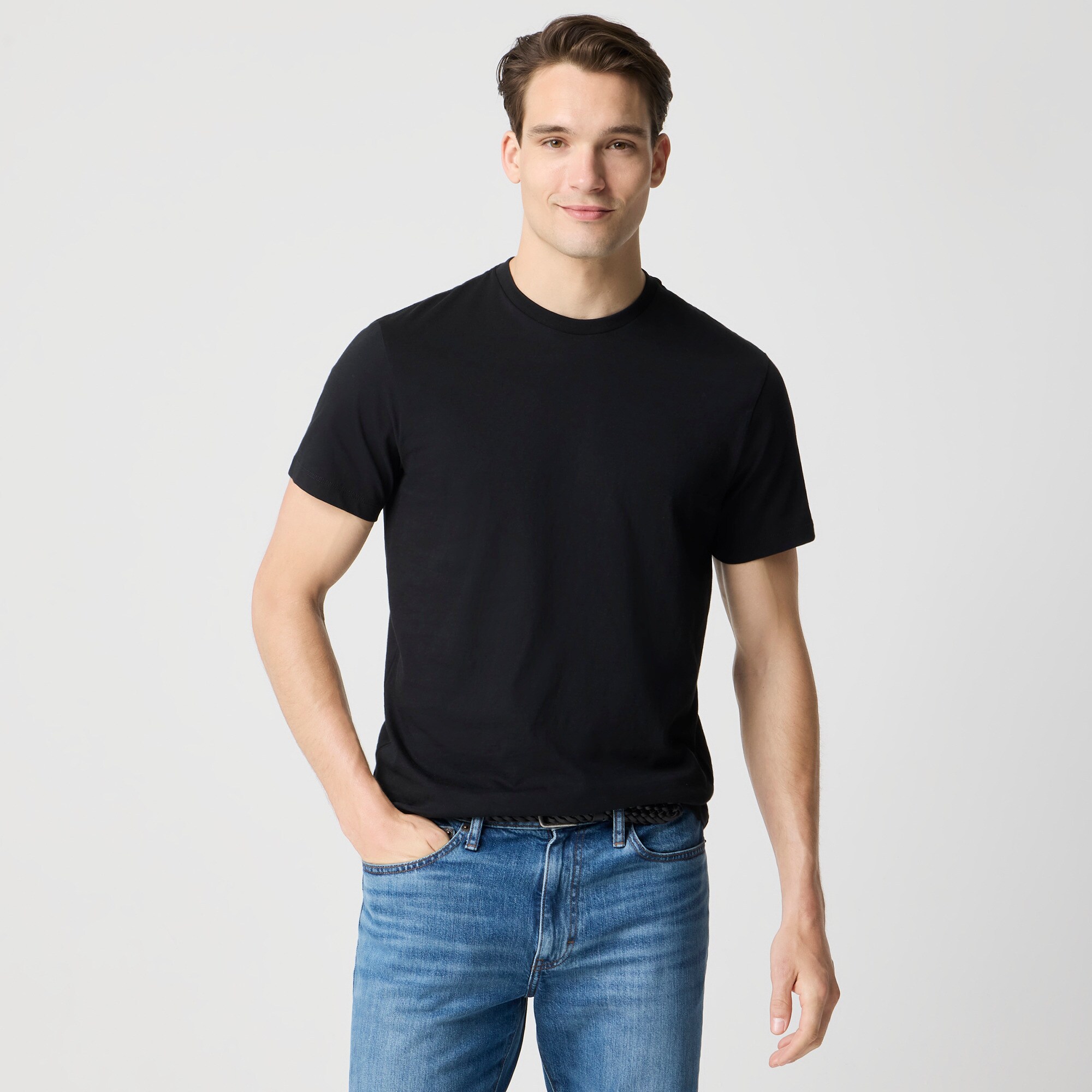 mens Cotton washed jersey tee