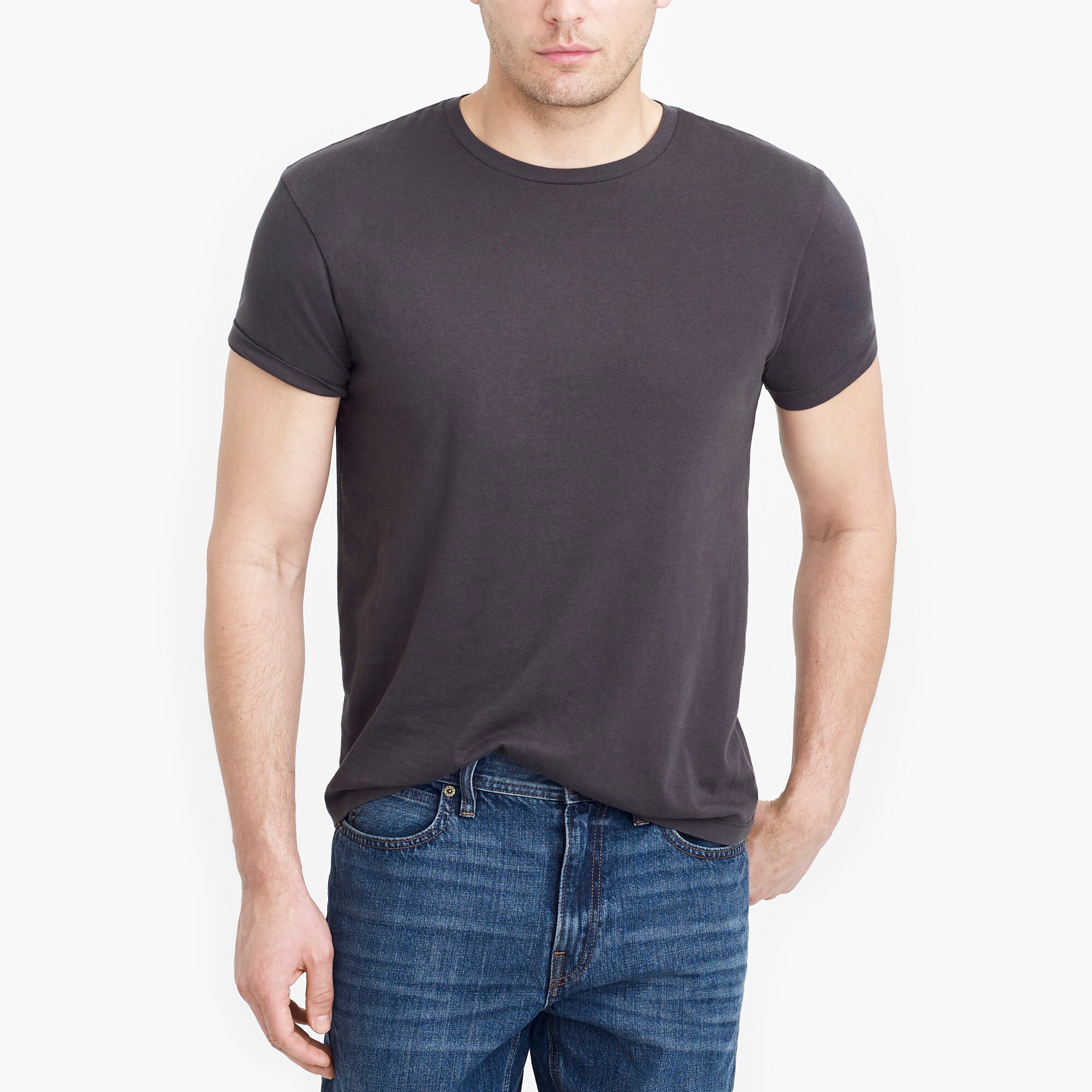 Cotton washed jersey tee - image 4
