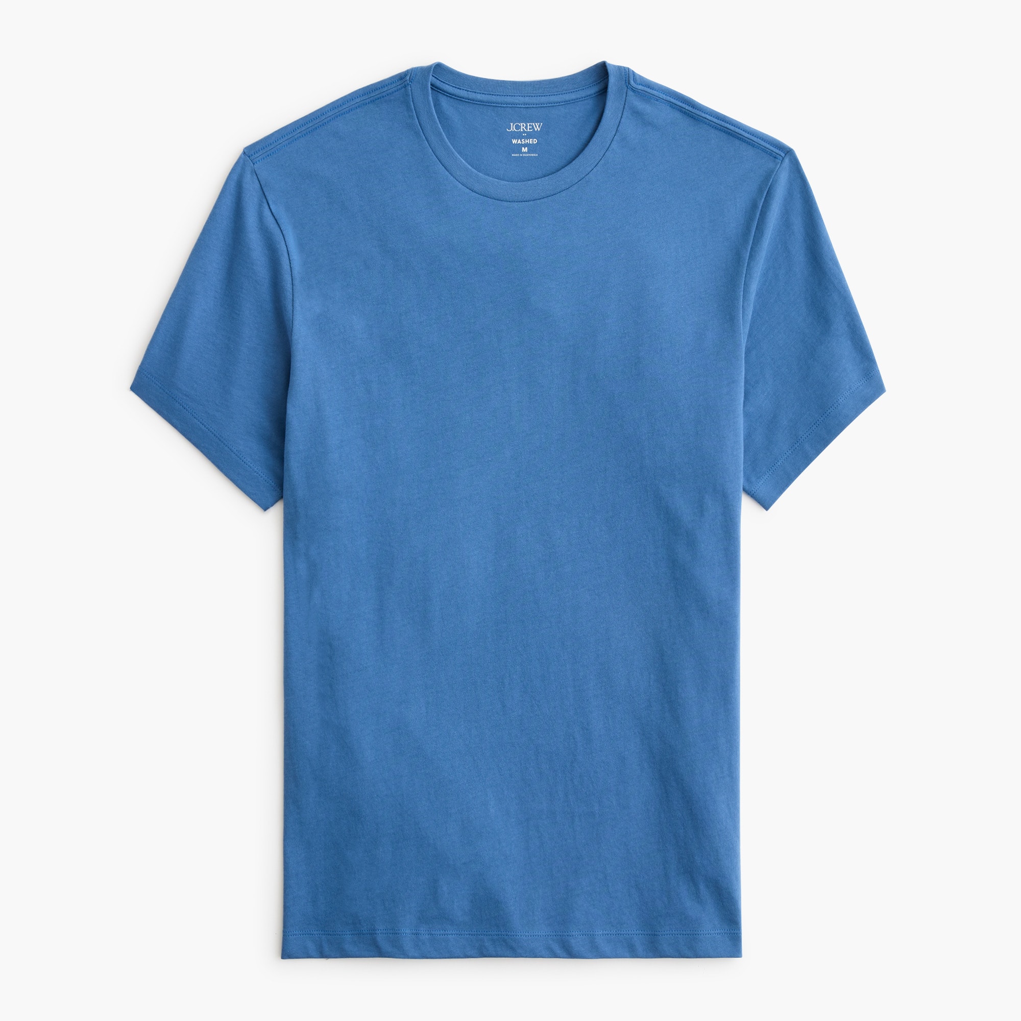 100% cotton washed jersey tee