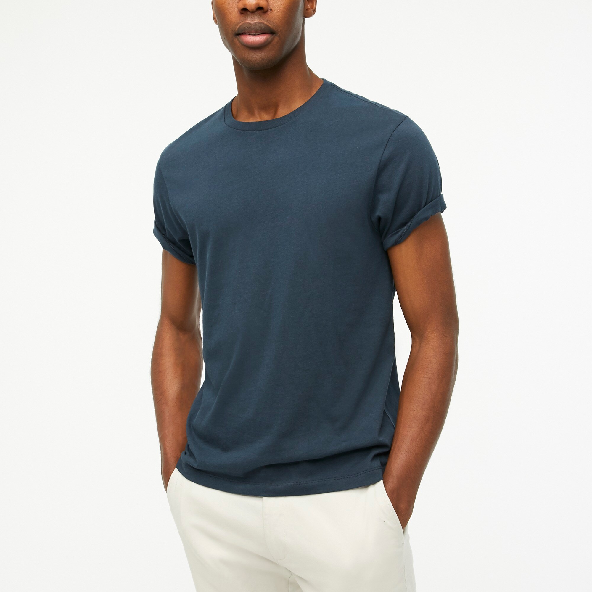 mens Tall washed jersey tee