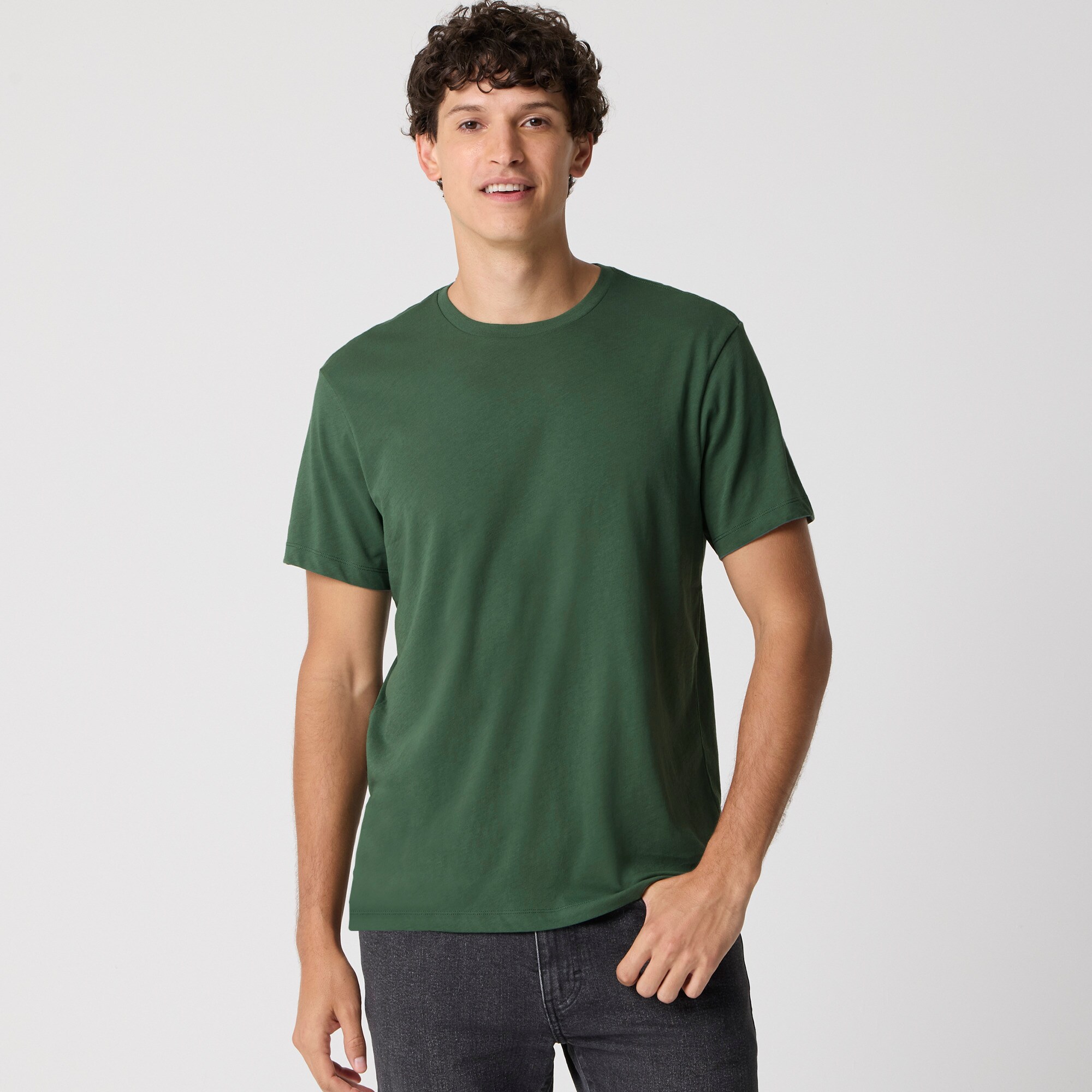 Cotton washed jersey tee