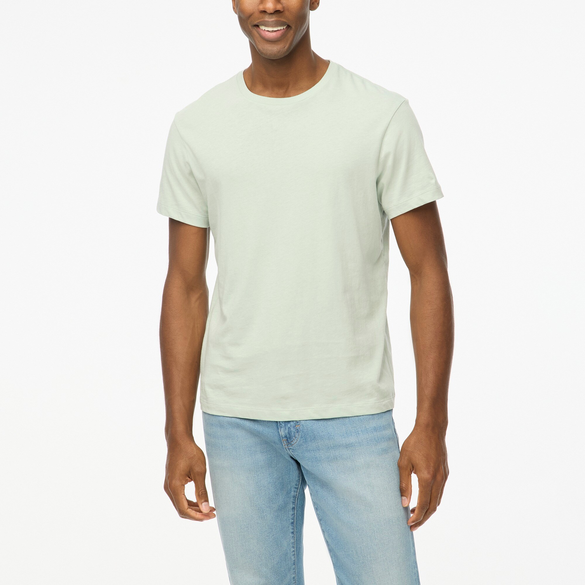 100% cotton washed jersey tee