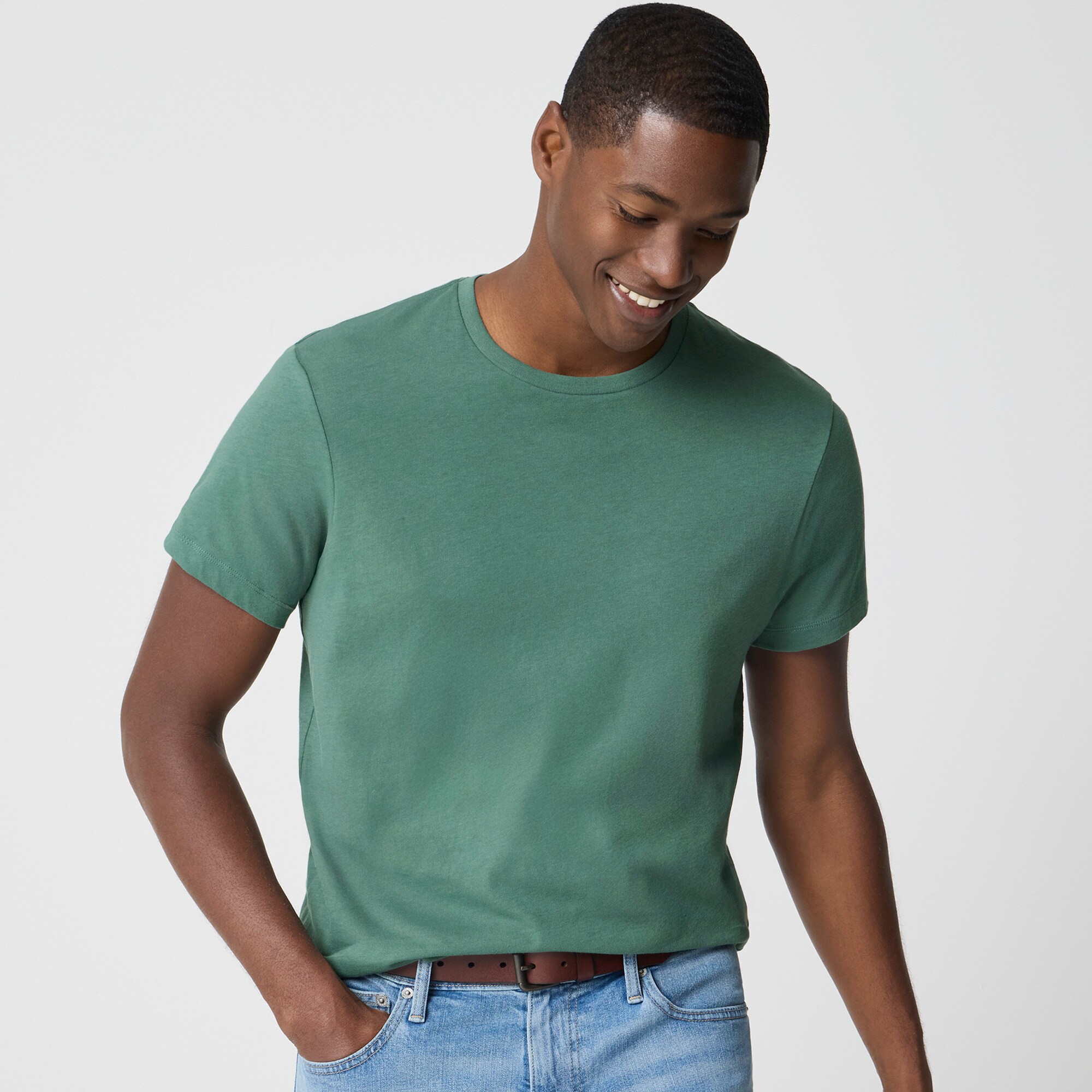 Cotton washed jersey tee