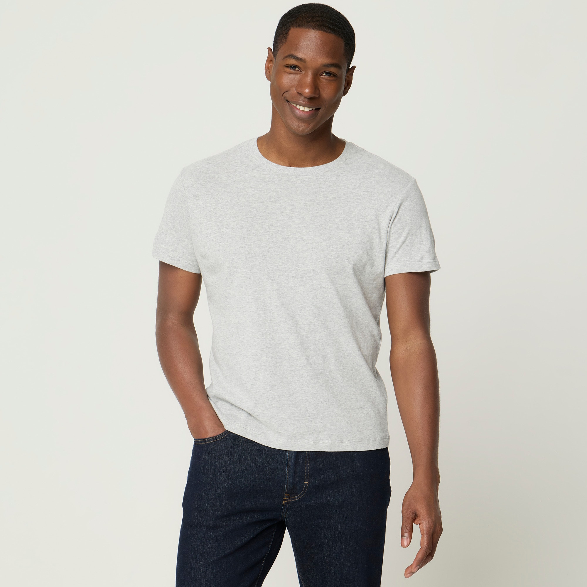 Cotton washed jersey tee