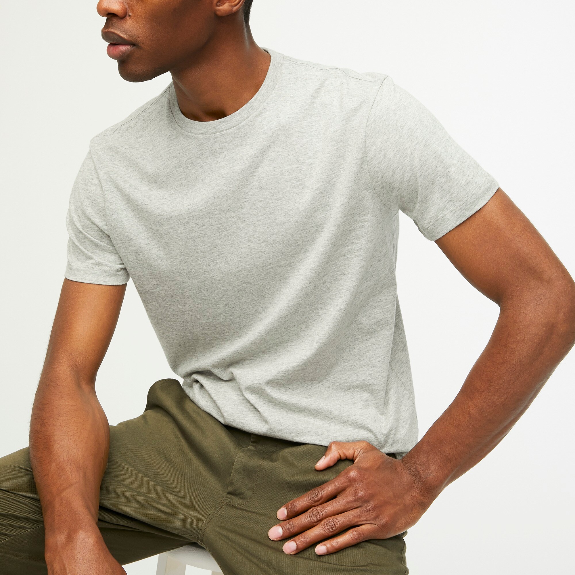  Tall washed jersey tee