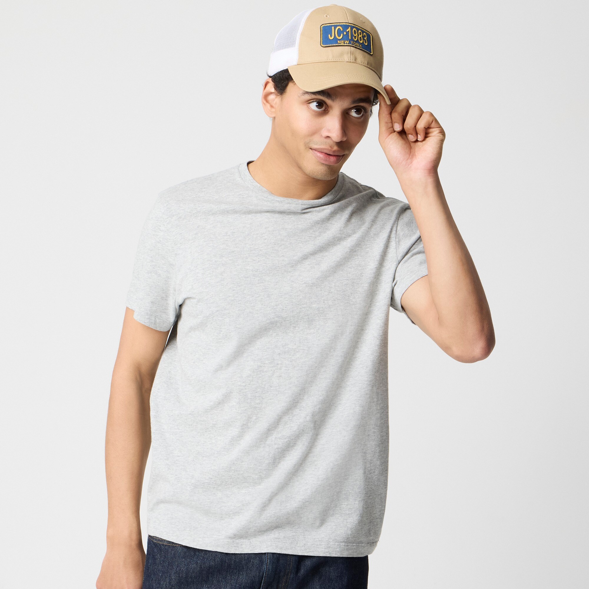 Cotton washed jersey tee