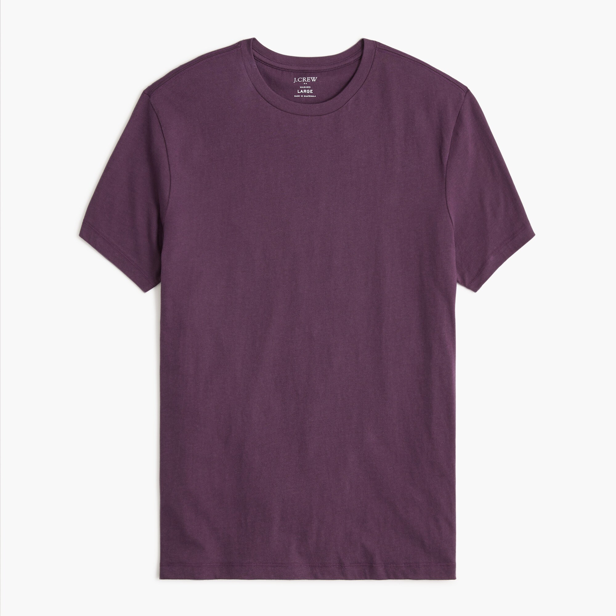 Cotton washed jersey tee