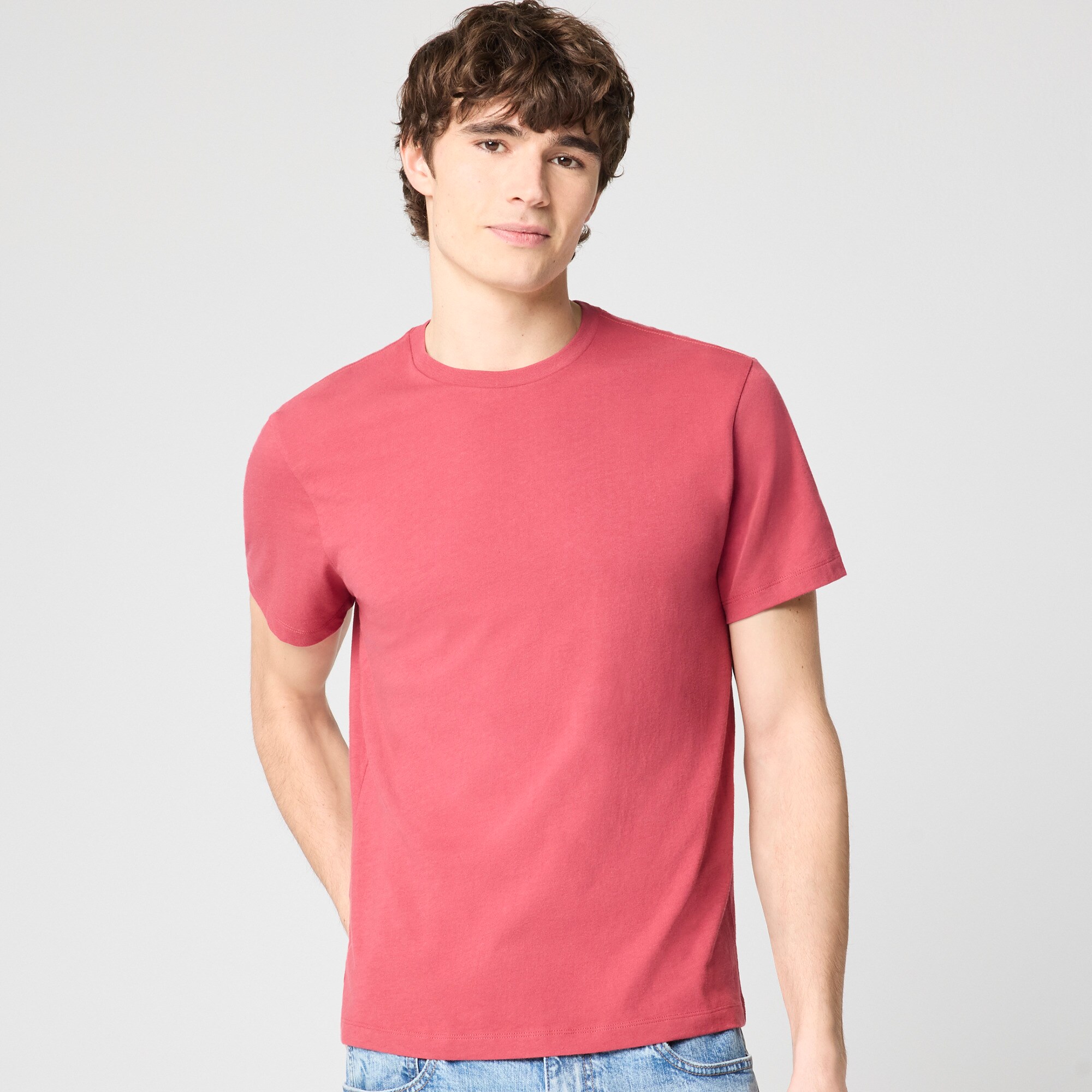  Cotton washed jersey tee