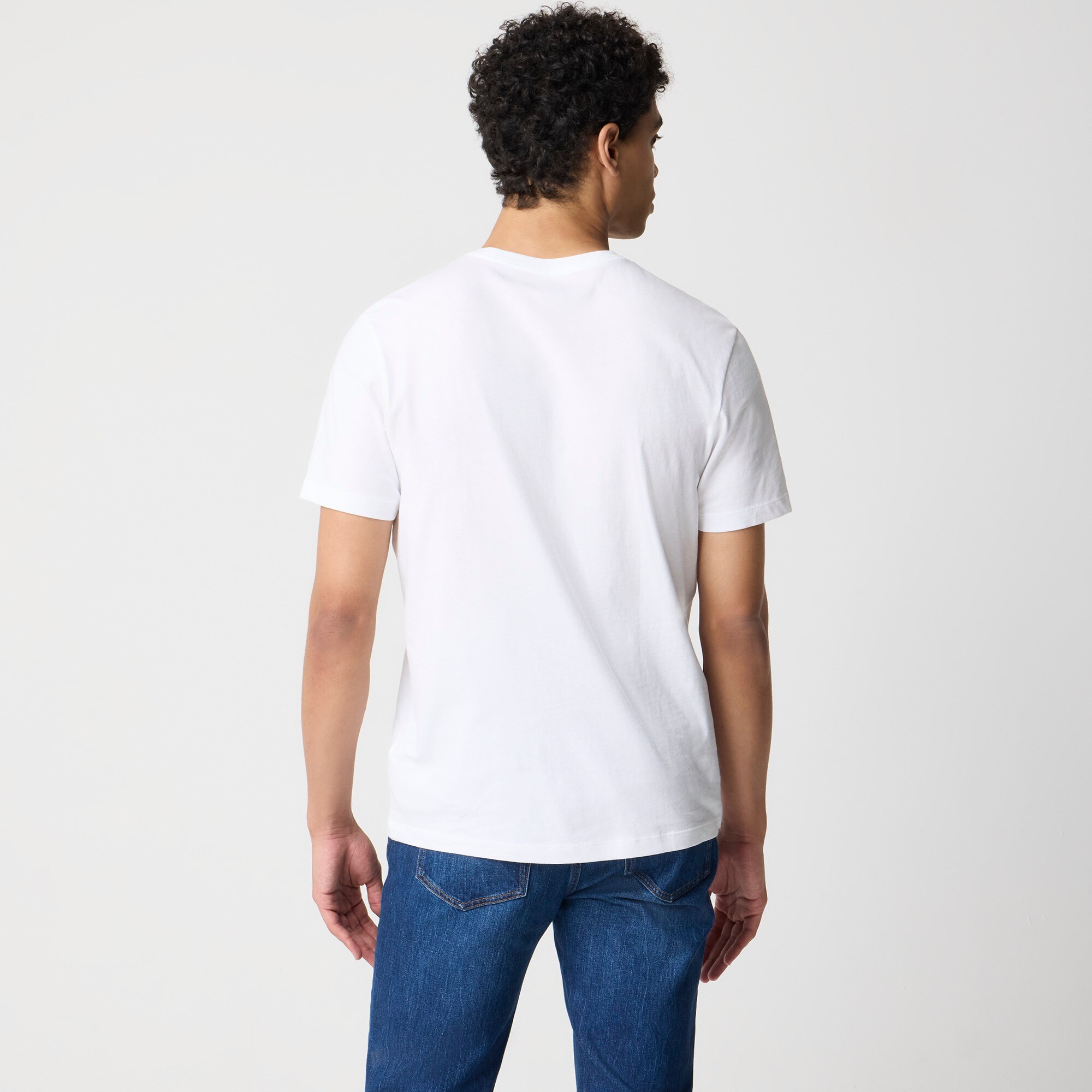 Washed jersey tee