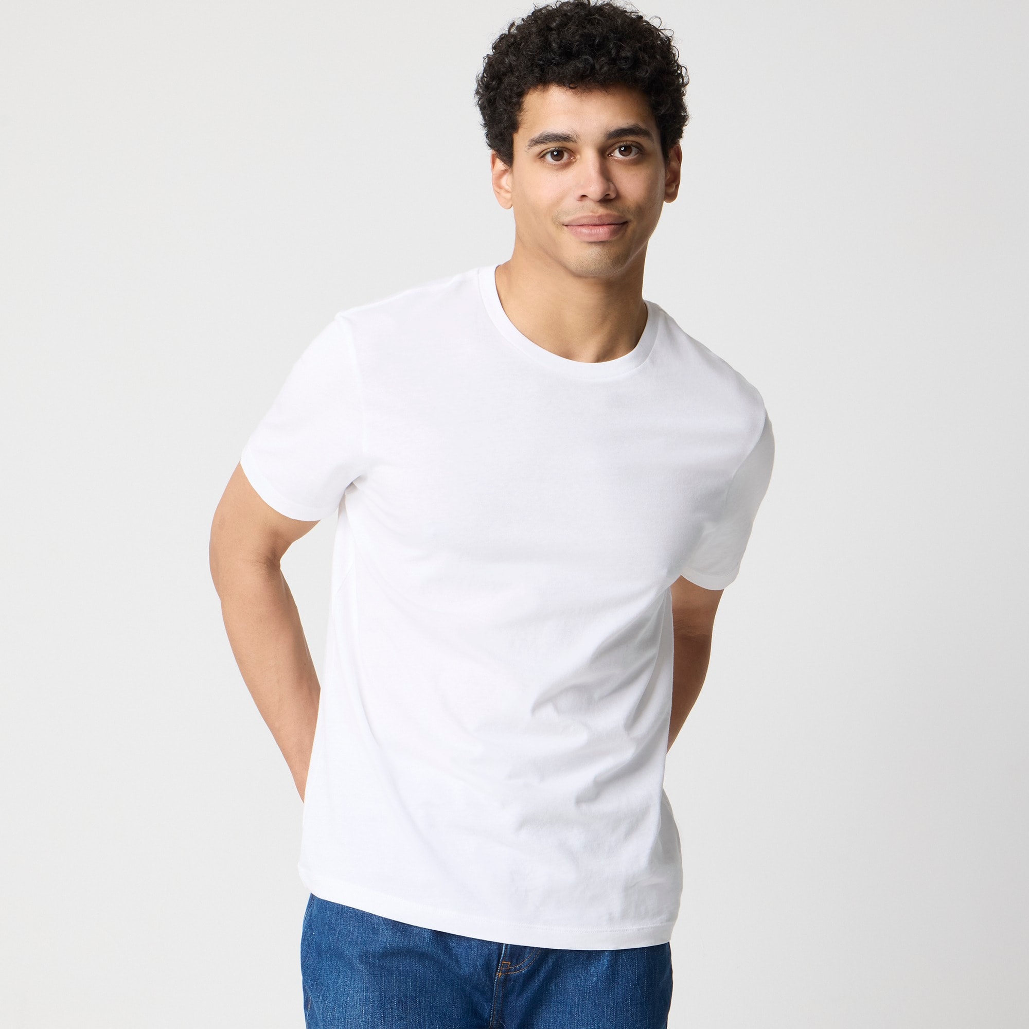 Cotton washed jersey tee