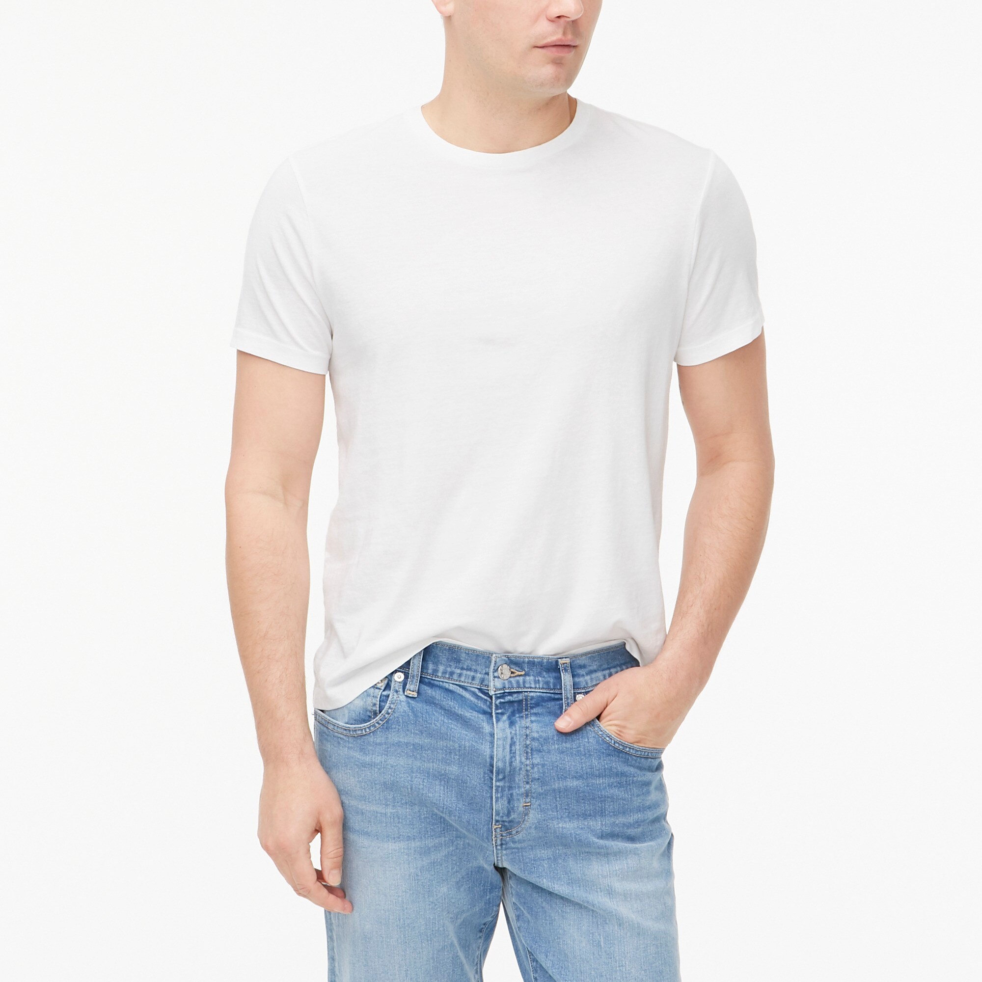 mens Cotton washed jersey tee