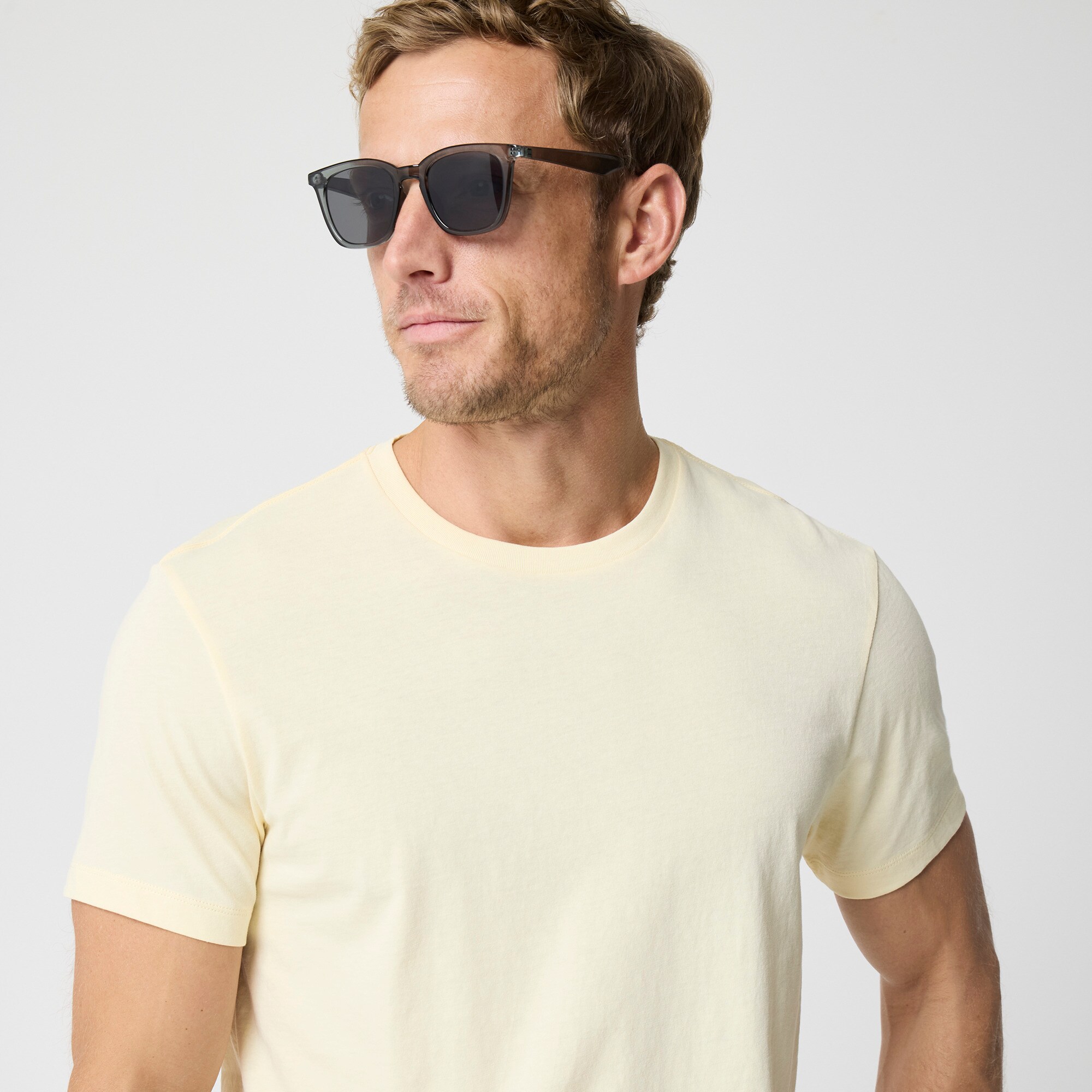 Cotton washed jersey tee