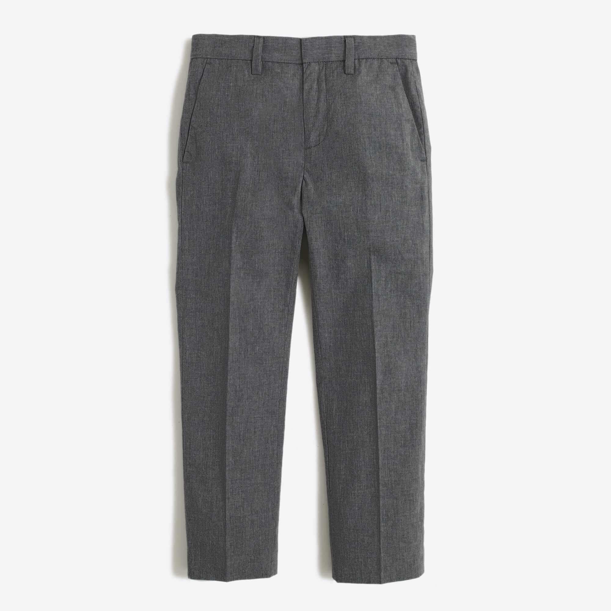 Boys' Thompson suit pant in heather grey