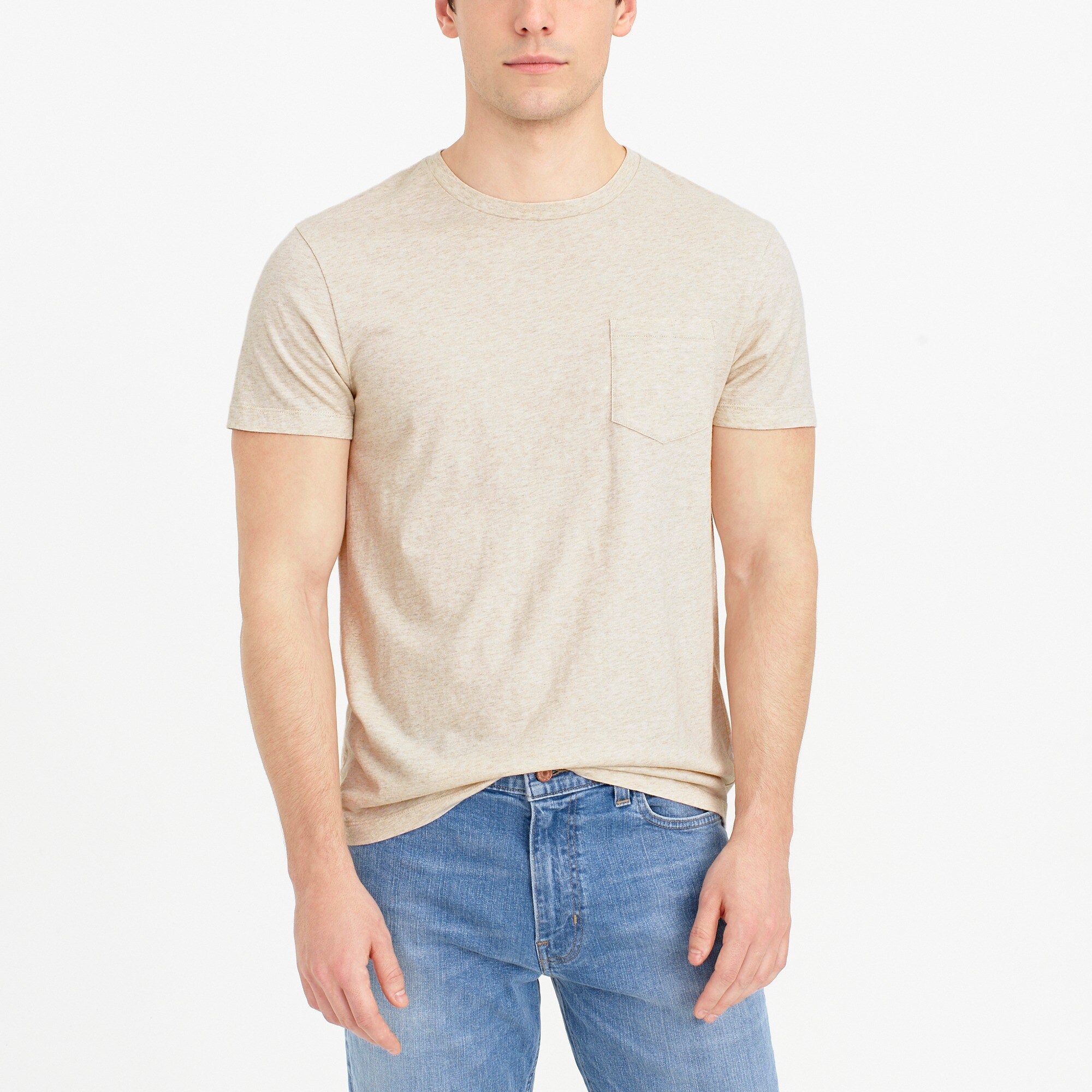j crew slim washed pocket tee