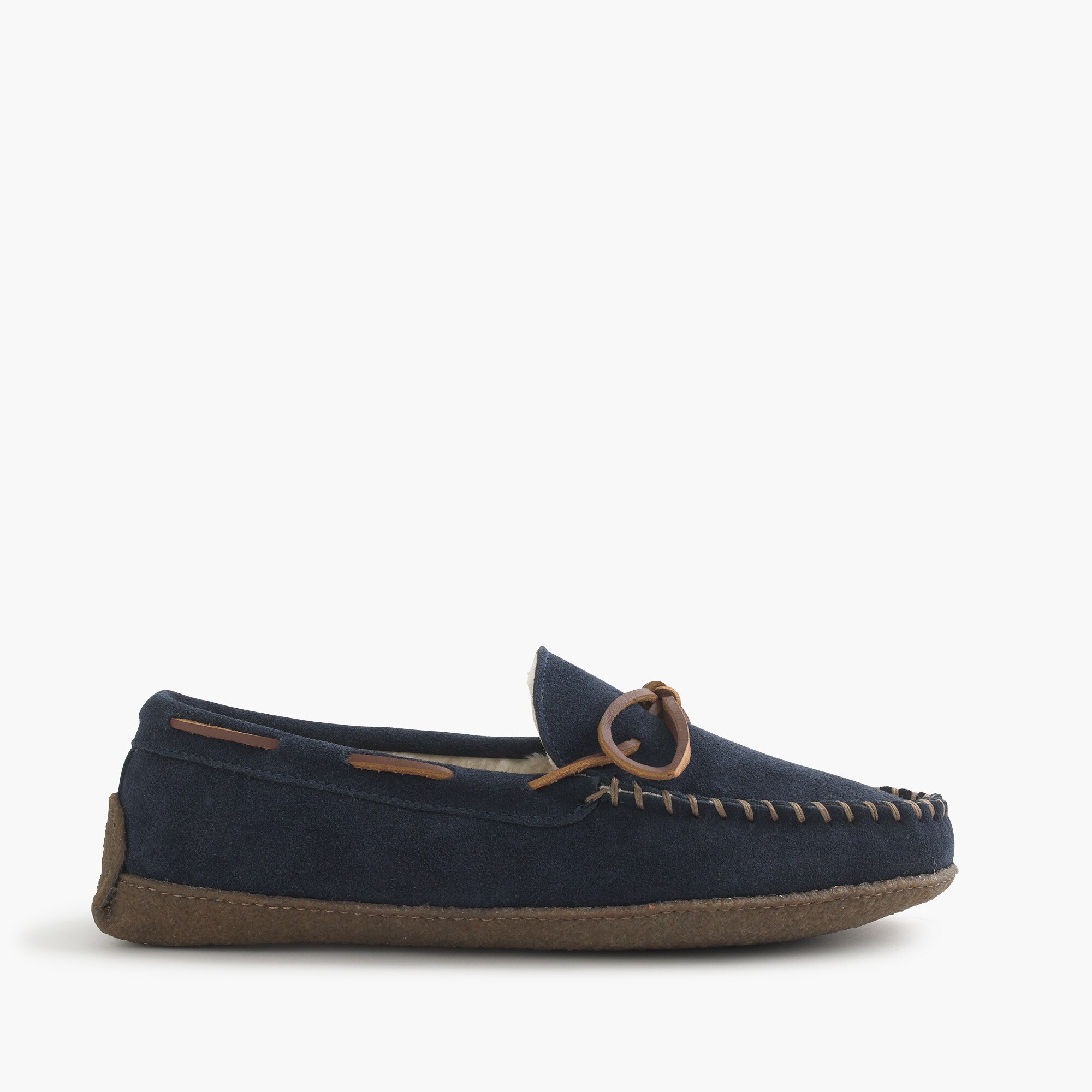 Fleece-lined Lodge Moccasins For Men | J.Crew